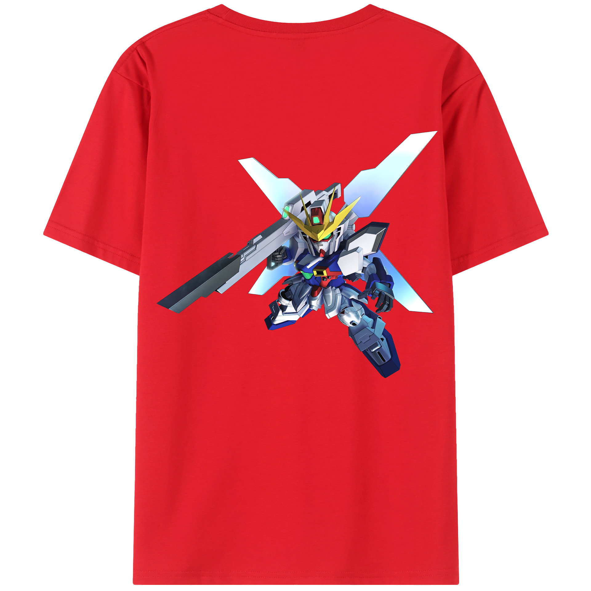 （画像用） 機動戦士ガンダム Mobile Suit Gundam レディース半袖Tシャツ(バックプリント)