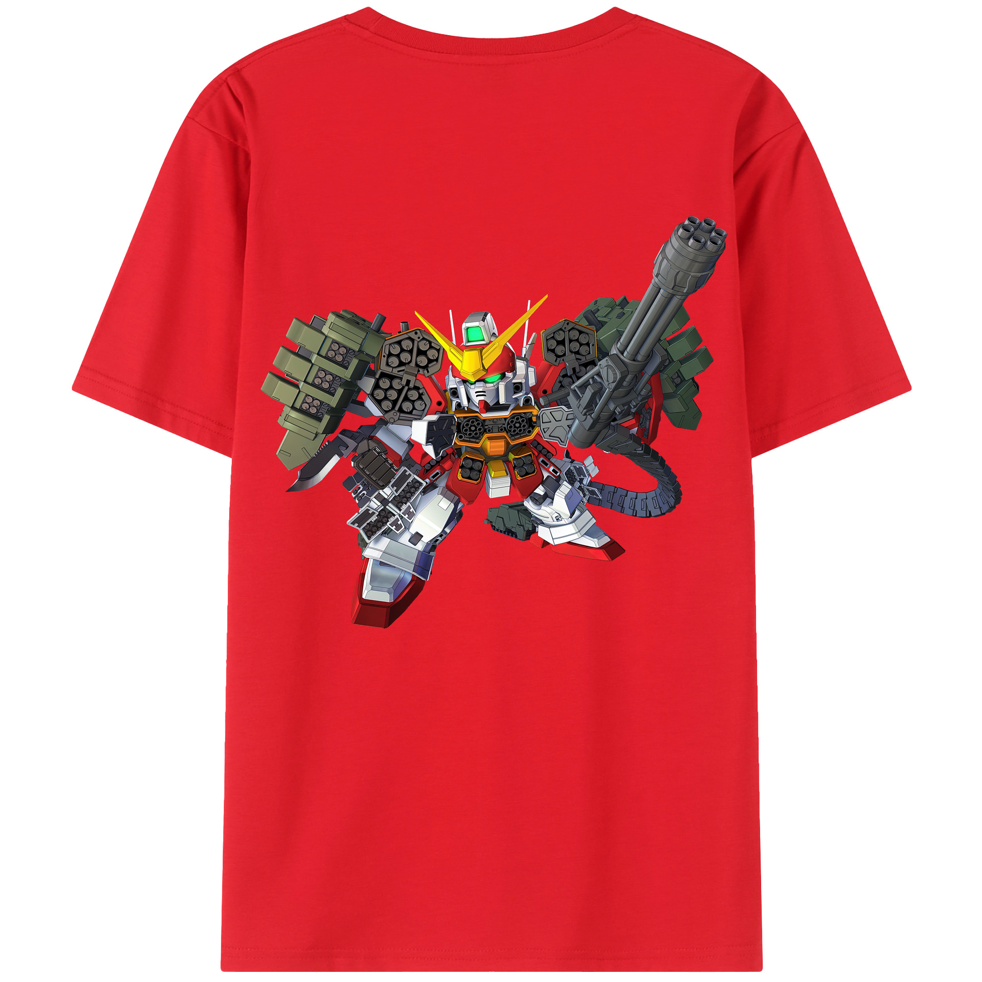 （画像用） 機動戦士ガンダム Mobile Suit Gundam レディース半袖Tシャツ(バックプリント)
