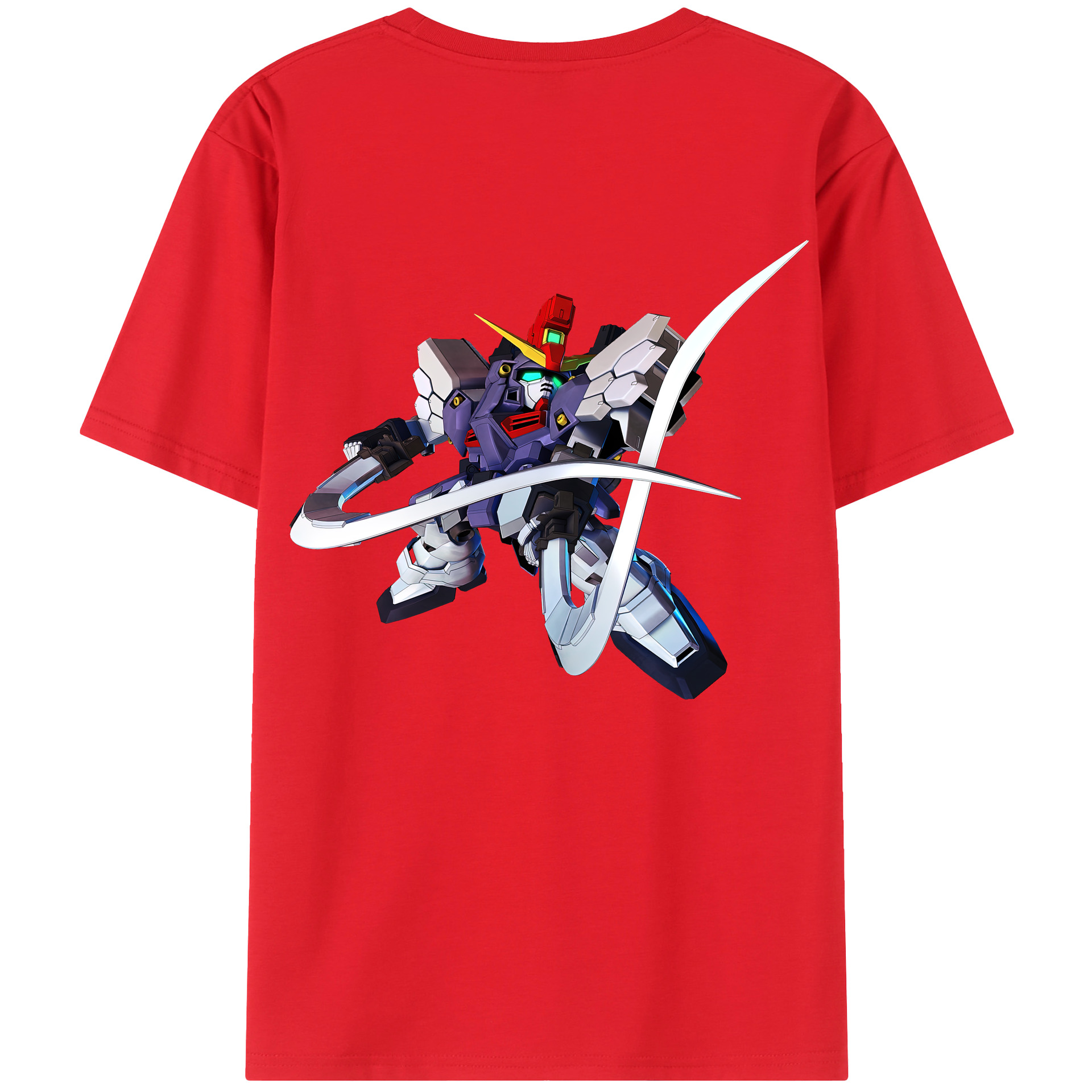 （画像用） 機動戦士ガンダム Mobile Suit Gundam レディース半袖Tシャツ(バックプリント)