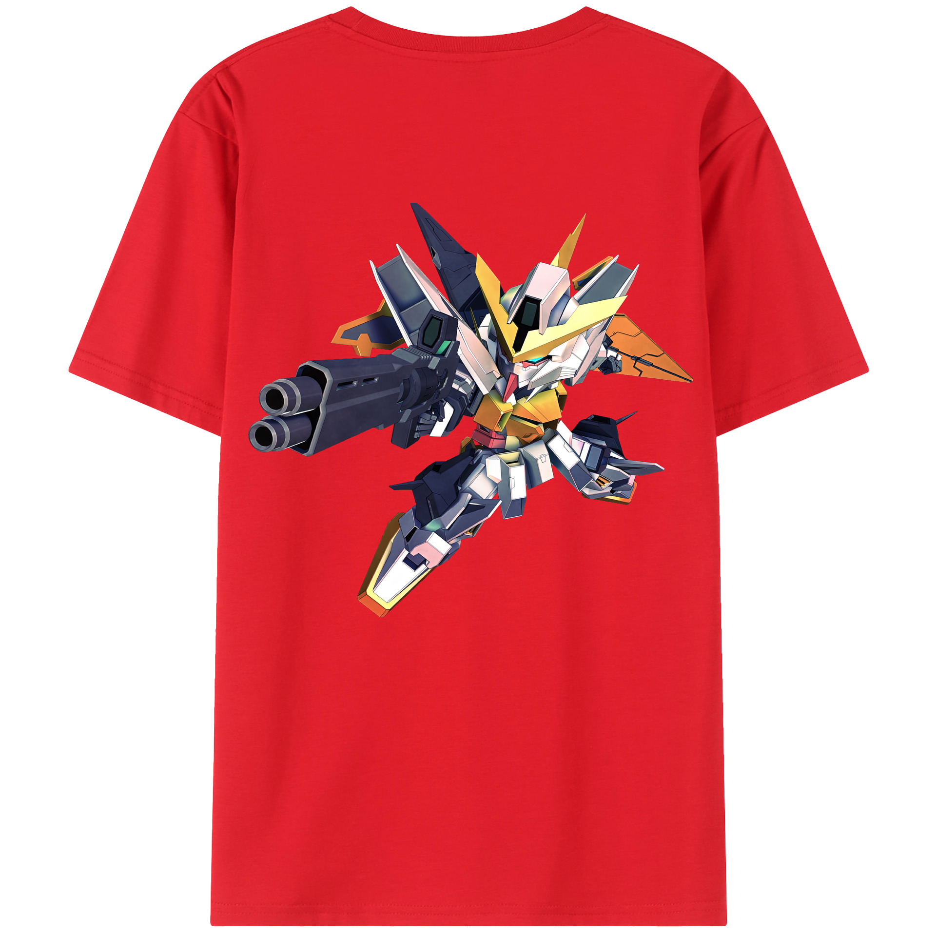 （画像用） 機動戦士ガンダム Mobile Suit Gundam レディース半袖Tシャツ(バックプリント)