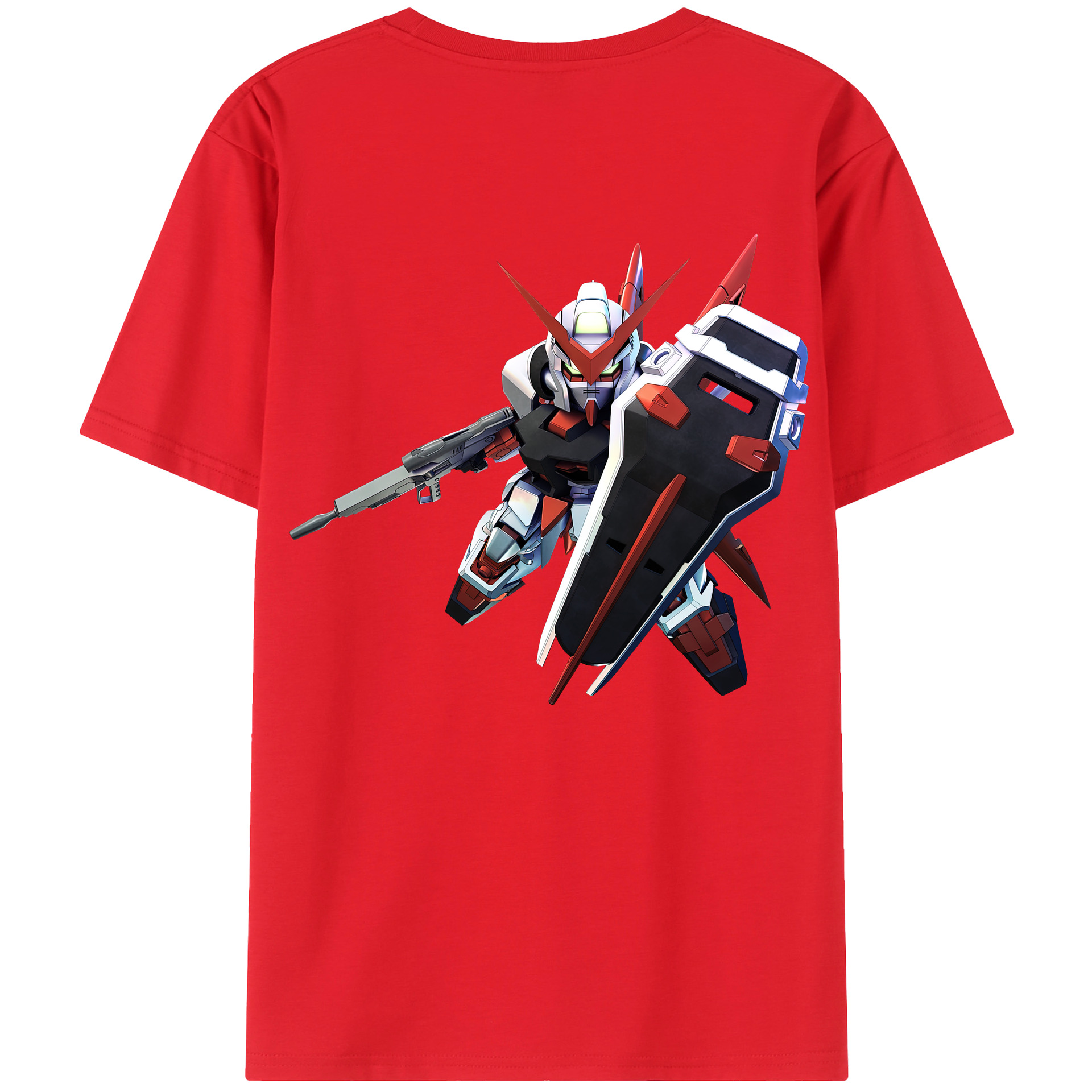 （画像用） 機動戦士ガンダム Mobile Suit Gundam レディース半袖Tシャツ(バックプリント)