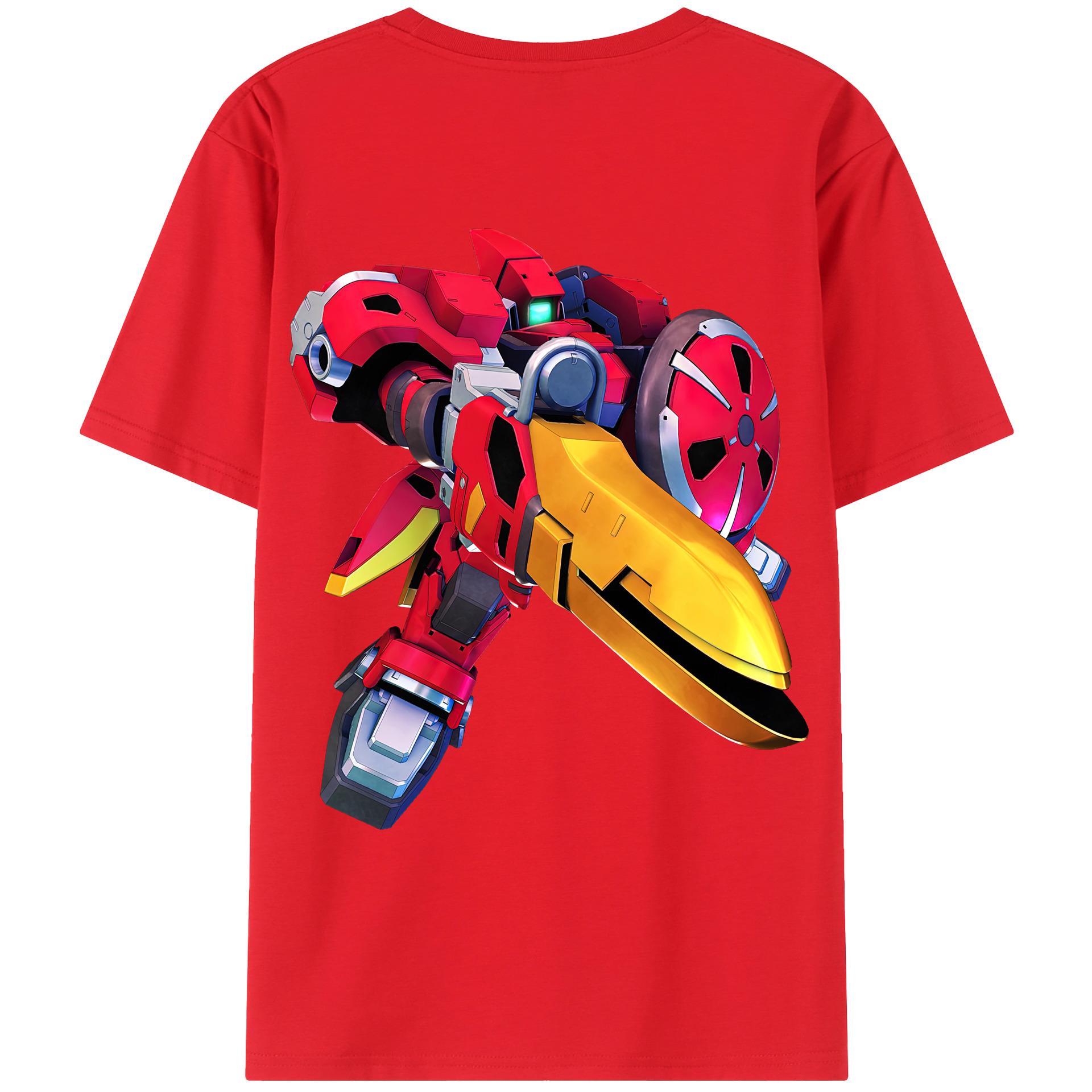 （画像用） 機動戦士ガンダム Mobile Suit Gundam レディース半袖Tシャツ(バックプリント)