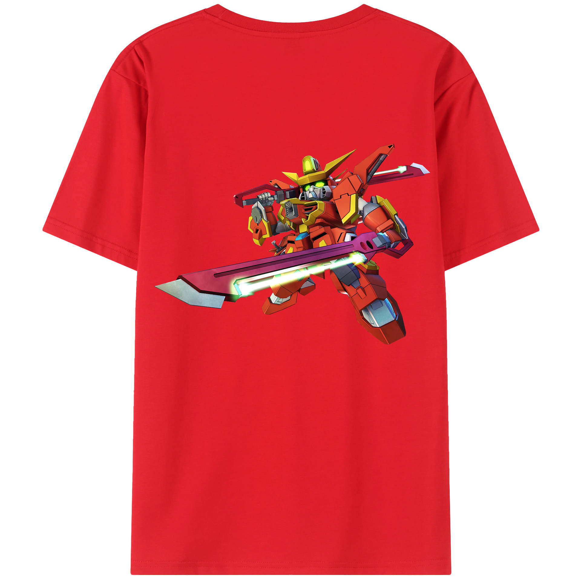 （画像用） 機動戦士ガンダム Mobile Suit Gundam レディース半袖Tシャツ(バックプリント)
