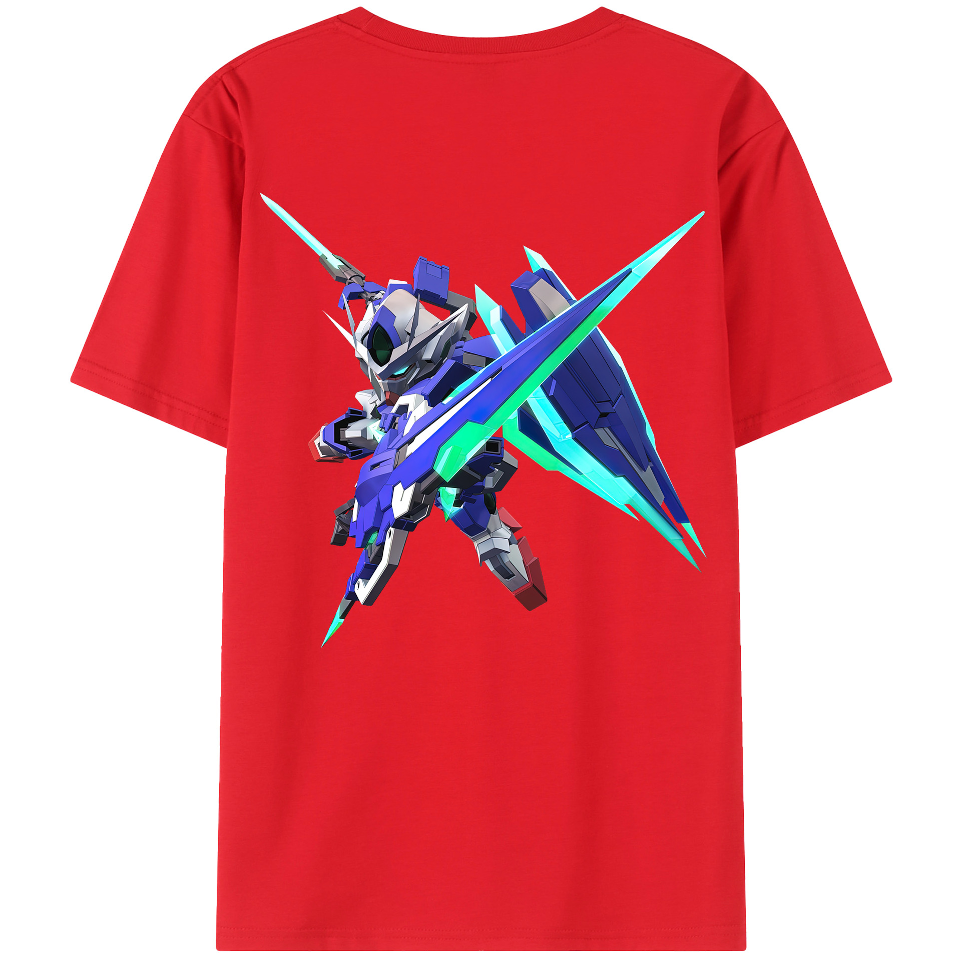 （画像用） 機動戦士ガンダム Mobile Suit Gundam レディース半袖Tシャツ(バックプリント)