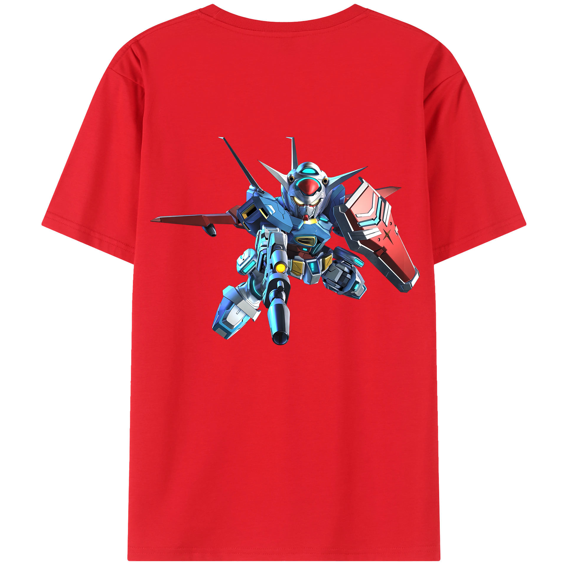 （画像用） 機動戦士ガンダム Mobile Suit Gundam レディース半袖Tシャツ(バックプリント)