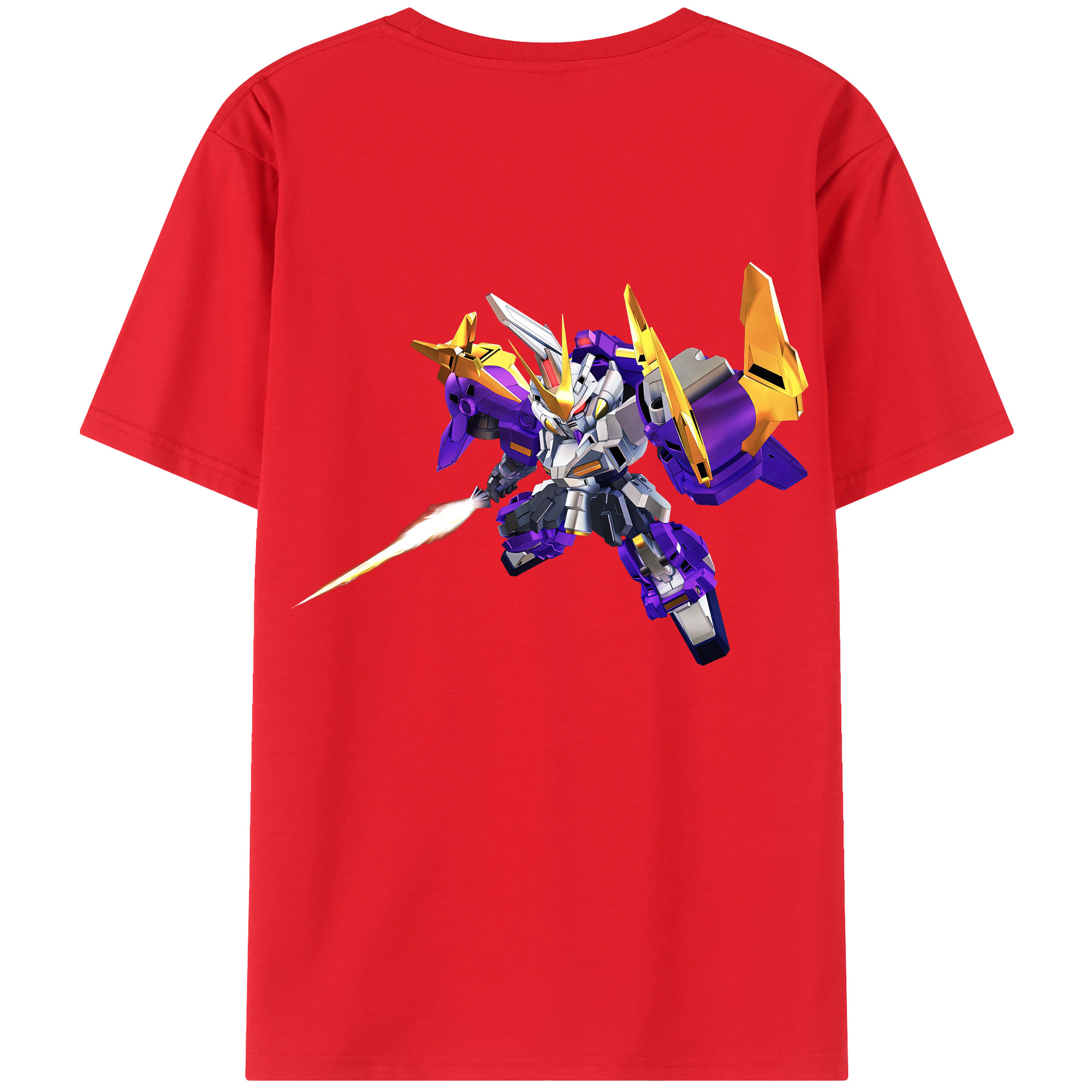 （画像用） 機動戦士ガンダム Mobile Suit Gundam レディース半袖Tシャツ(バックプリント)