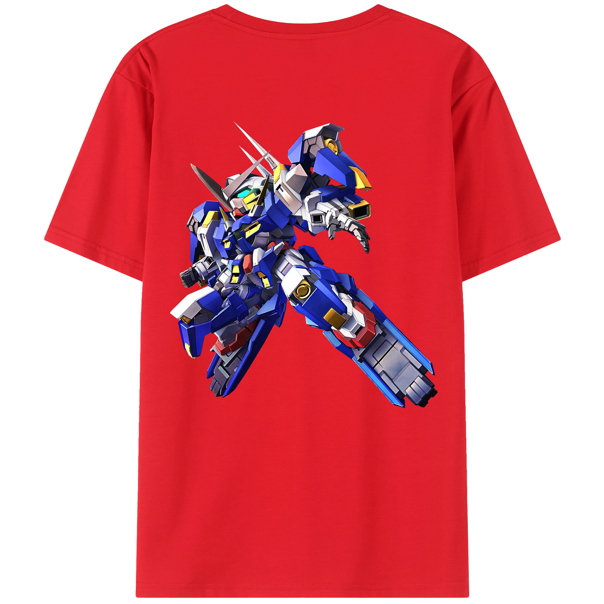 （画像用） 機動戦士ガンダム Mobile Suit Gundam レディース半袖Tシャツ(バックプリント)