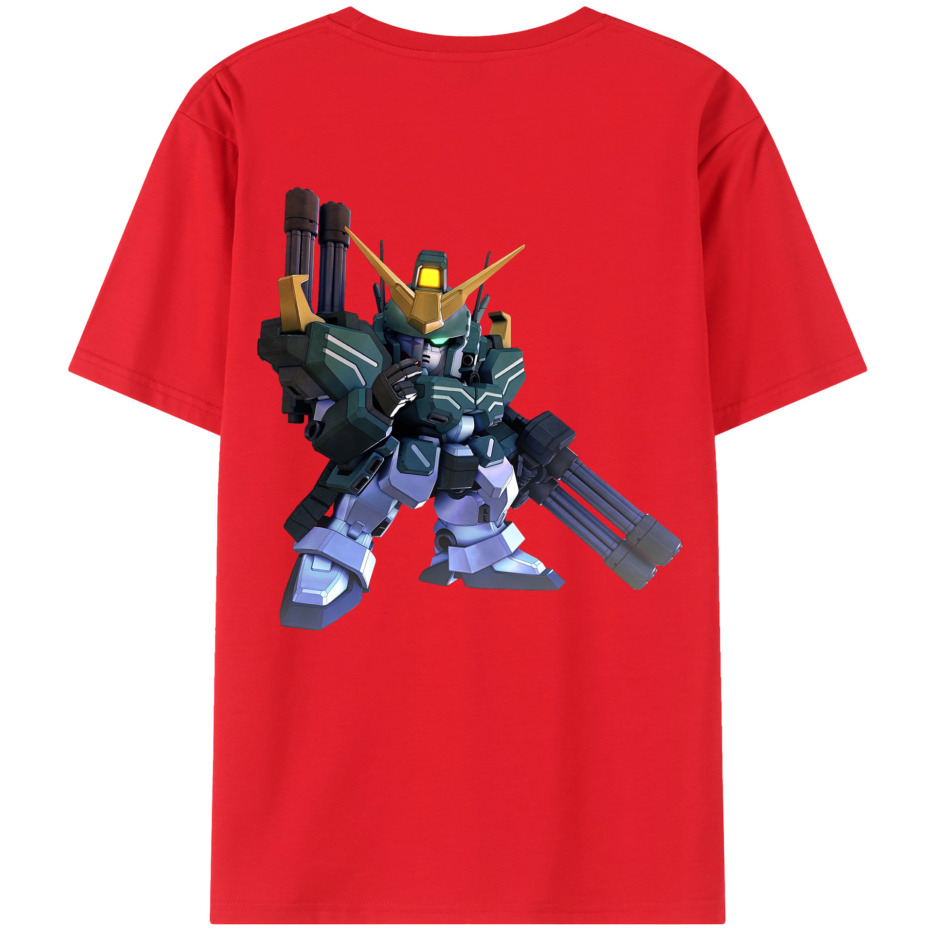 （画像用） 機動戦士ガンダム Mobile Suit Gundam レディース半袖Tシャツ(バックプリント)