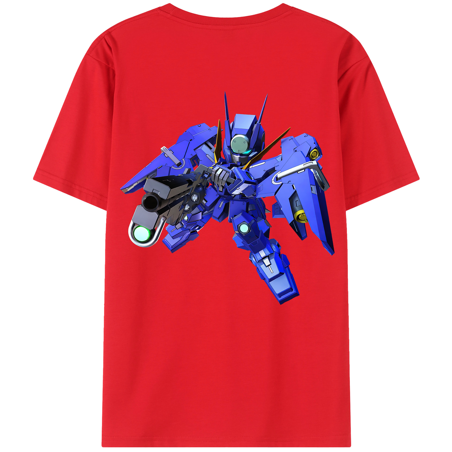 （画像用） 機動戦士ガンダム Mobile Suit Gundam レディース半袖Tシャツ(バックプリント)