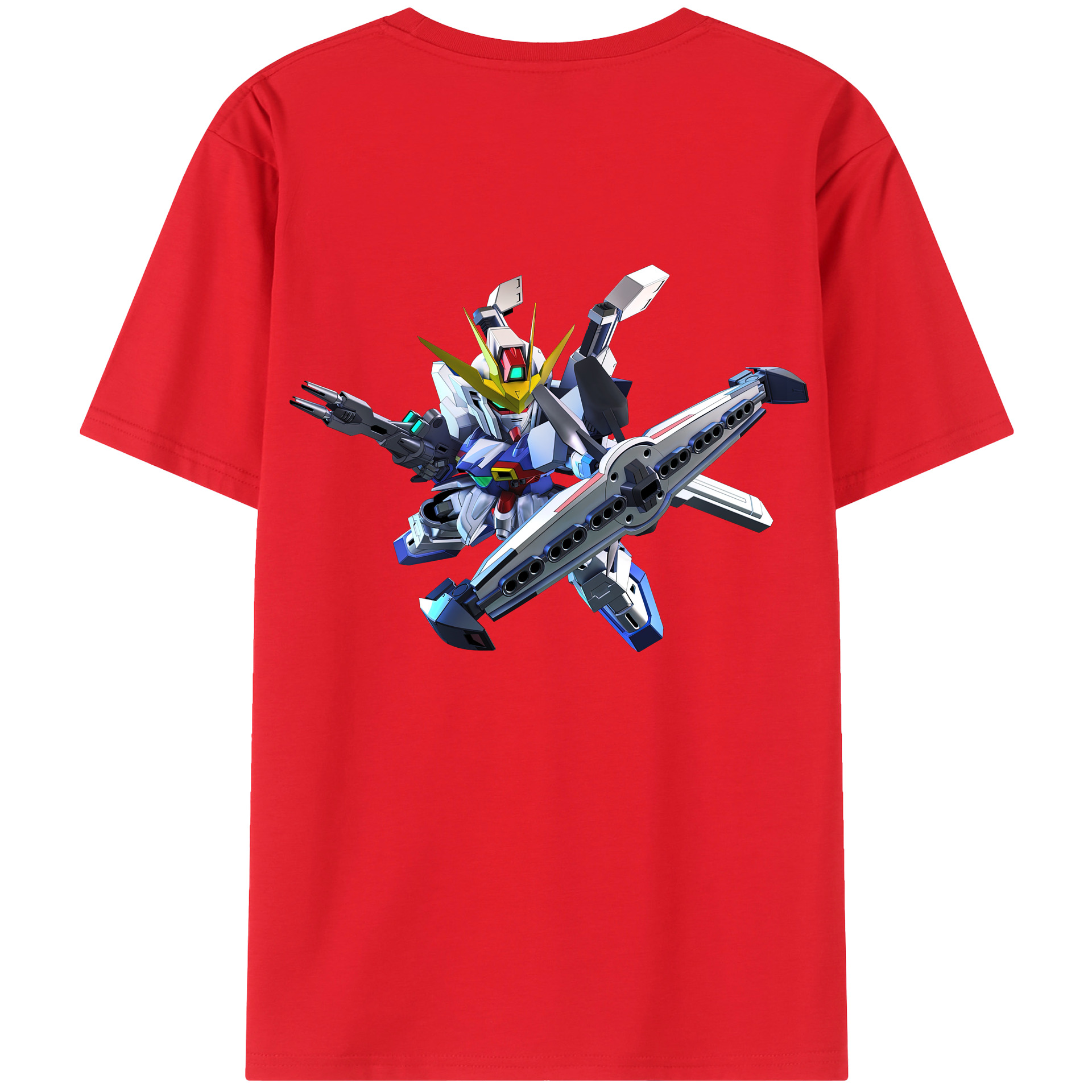 （画像用） 機動戦士ガンダム Mobile Suit Gundam レディース半袖Tシャツ(バックプリント)