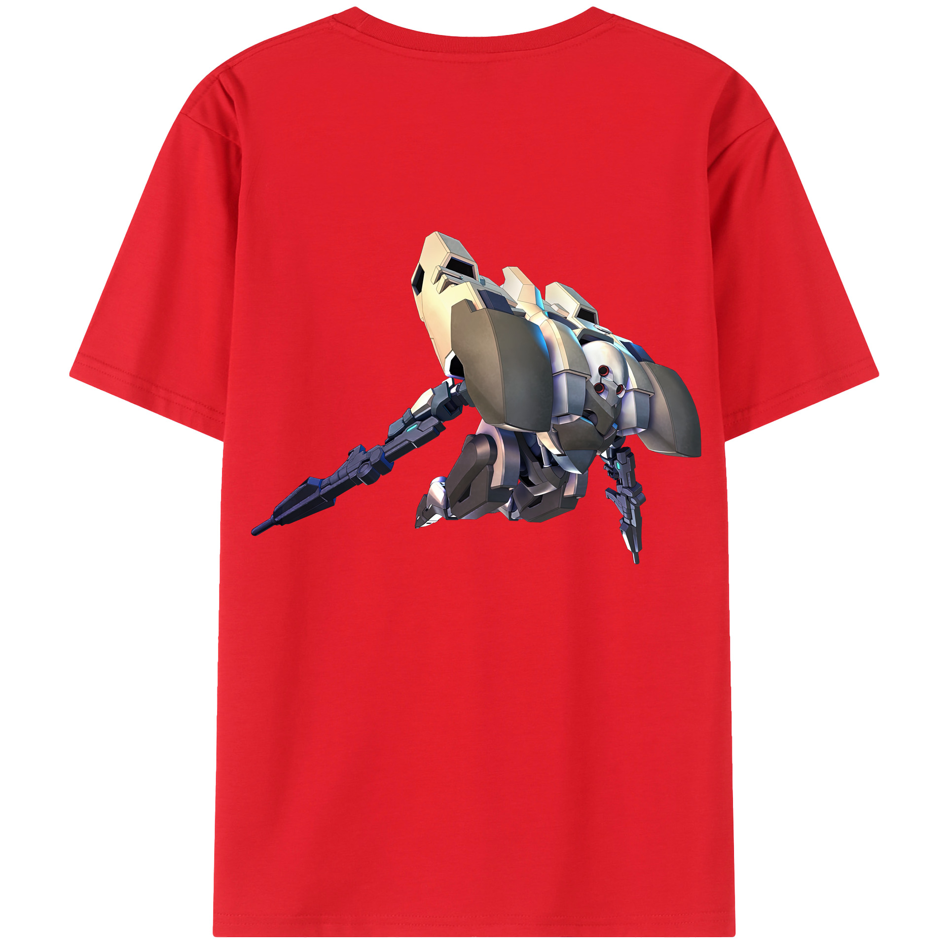 （画像用） 機動戦士ガンダム Mobile Suit Gundam レディース半袖Tシャツ(バックプリント)