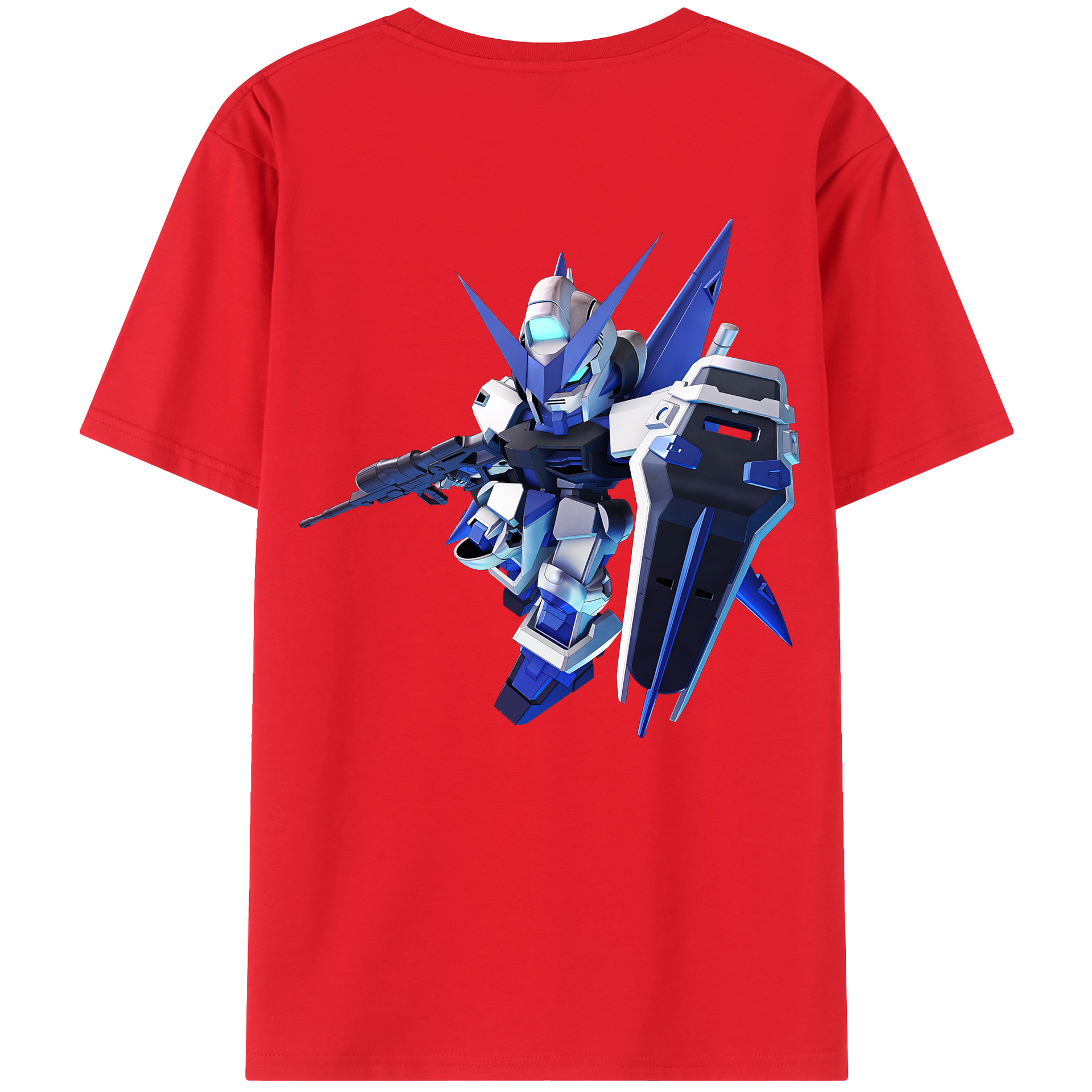 （画像用） 機動戦士ガンダム Mobile Suit Gundam レディース半袖Tシャツ(バックプリント)