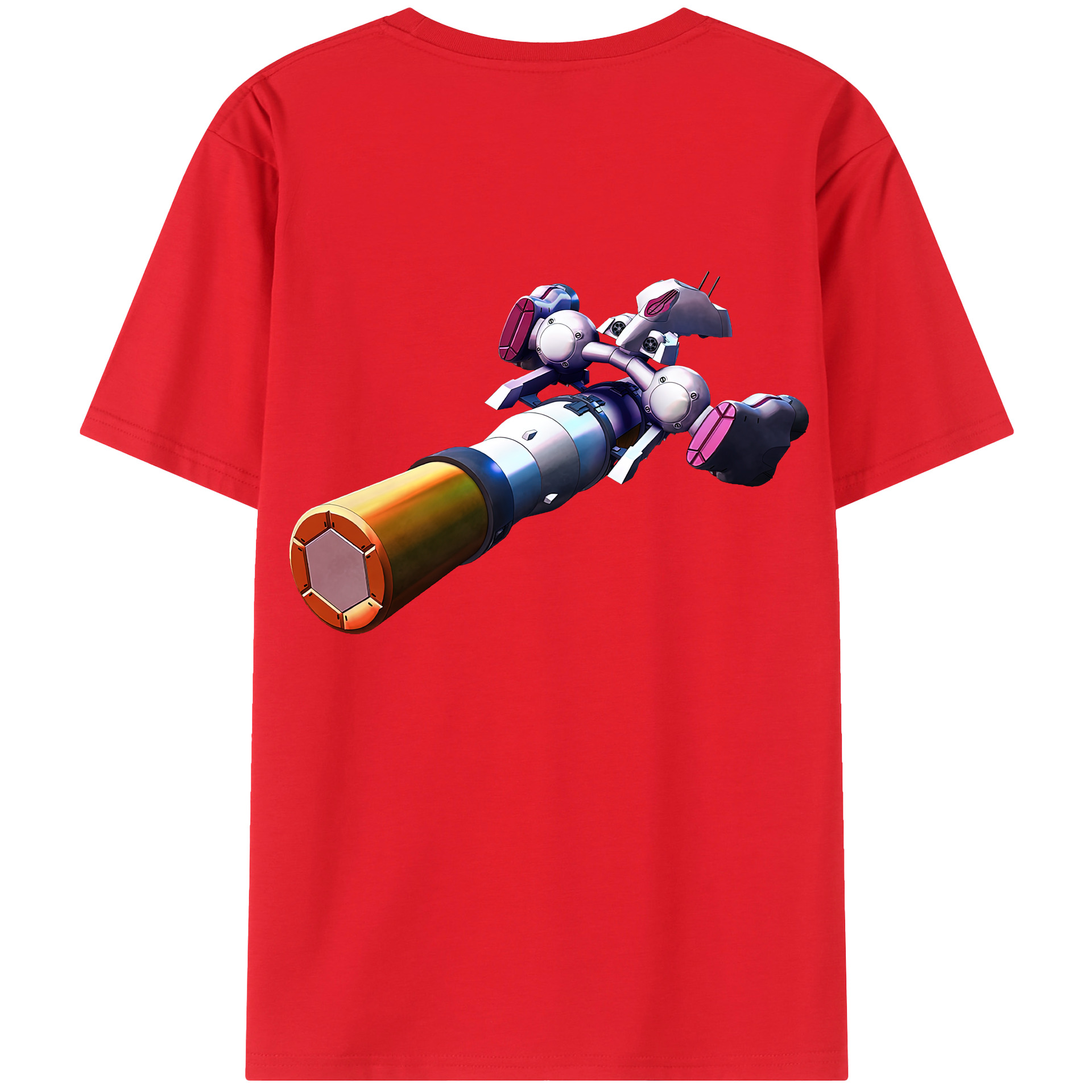 （画像用） 機動戦士ガンダム Mobile Suit Gundam レディース半袖Tシャツ(バックプリント)