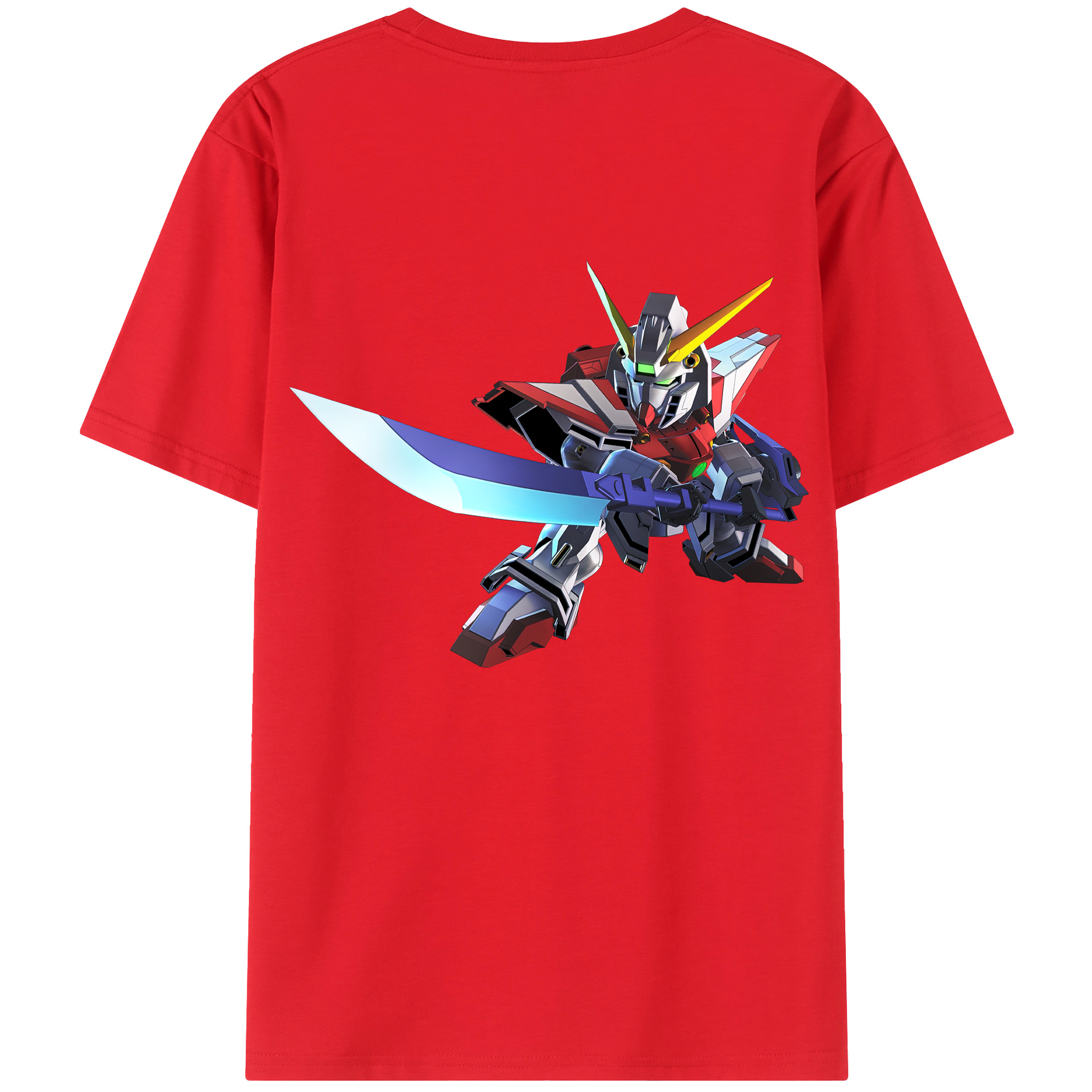 （画像用） 機動戦士ガンダム Mobile Suit Gundam レディース半袖Tシャツ(バックプリント)