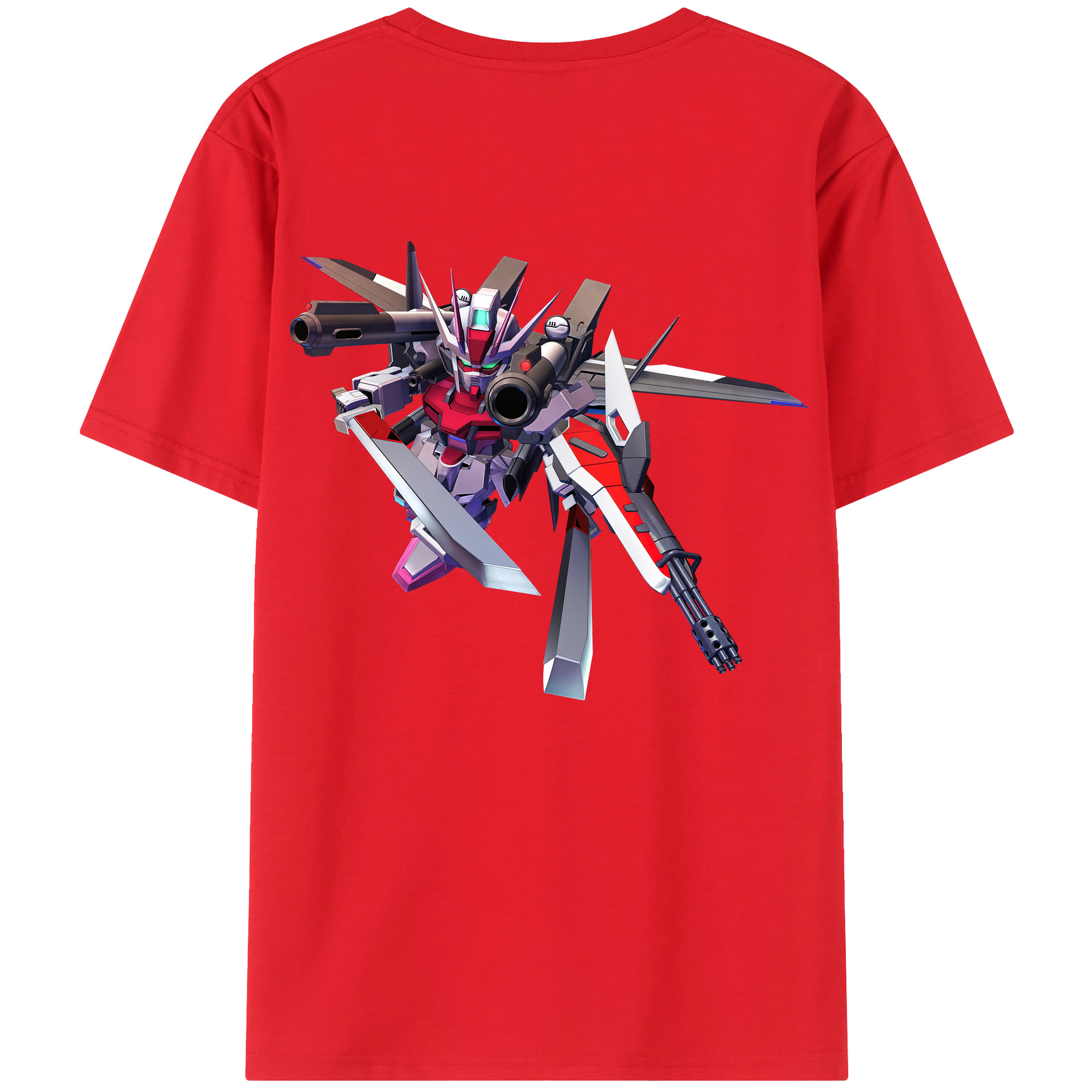 （画像用） 機動戦士ガンダム Mobile Suit Gundam レディース半袖Tシャツ(バックプリント)