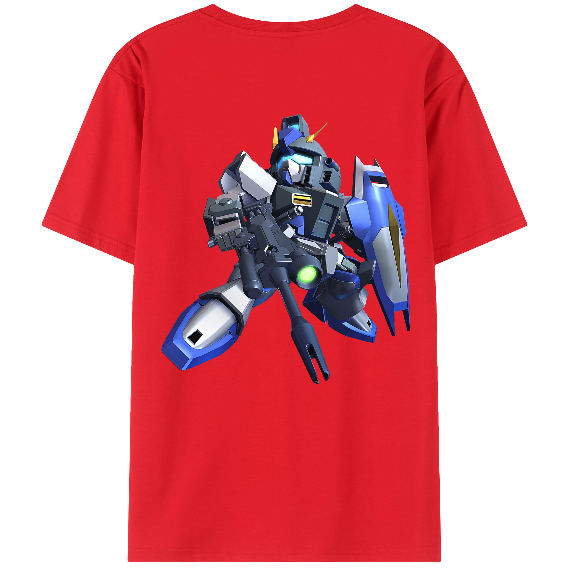（画像用） 機動戦士ガンダム Mobile Suit Gundam レディース半袖Tシャツ(バックプリント)