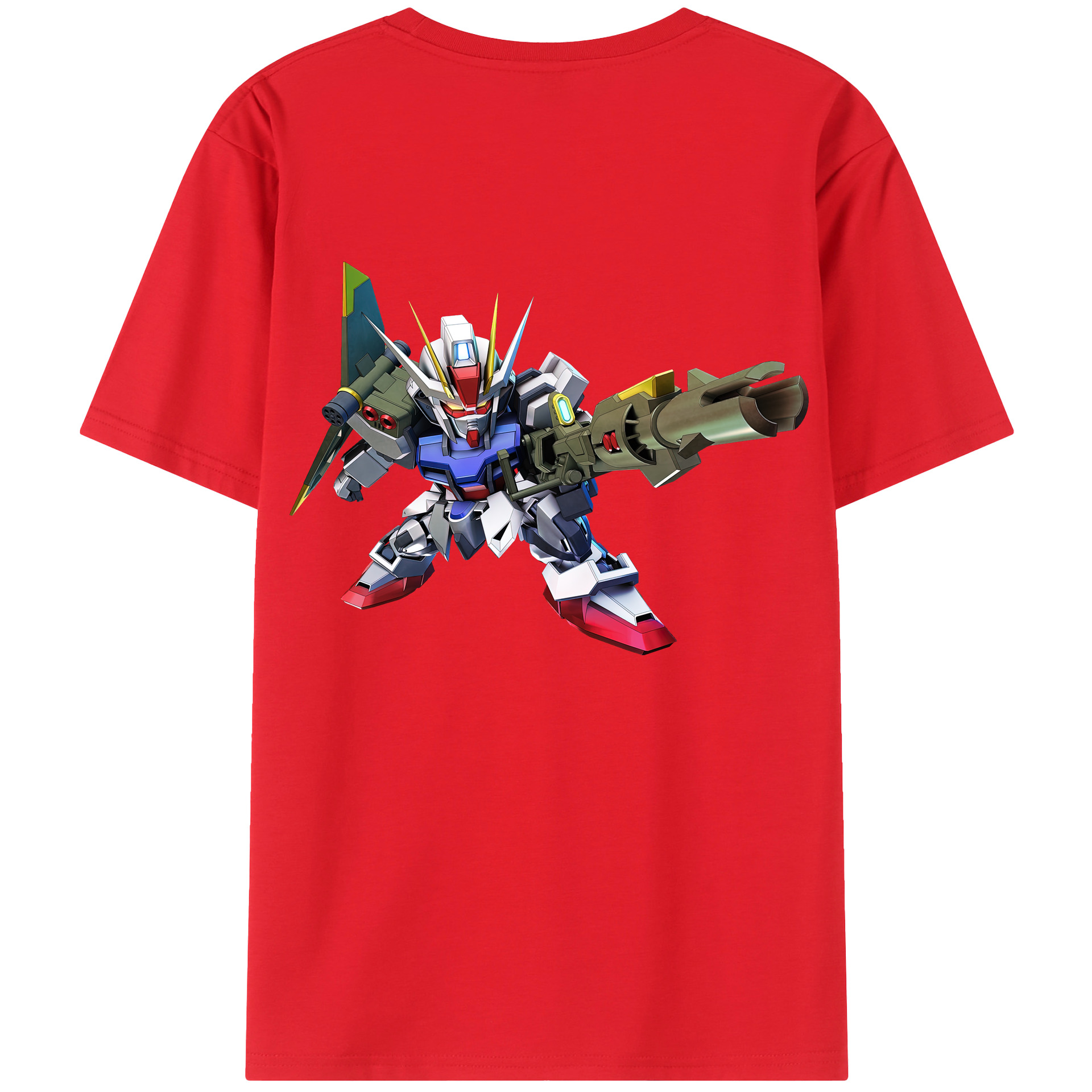 （画像用） 機動戦士ガンダム Mobile Suit Gundam レディース半袖Tシャツ(バックプリント)