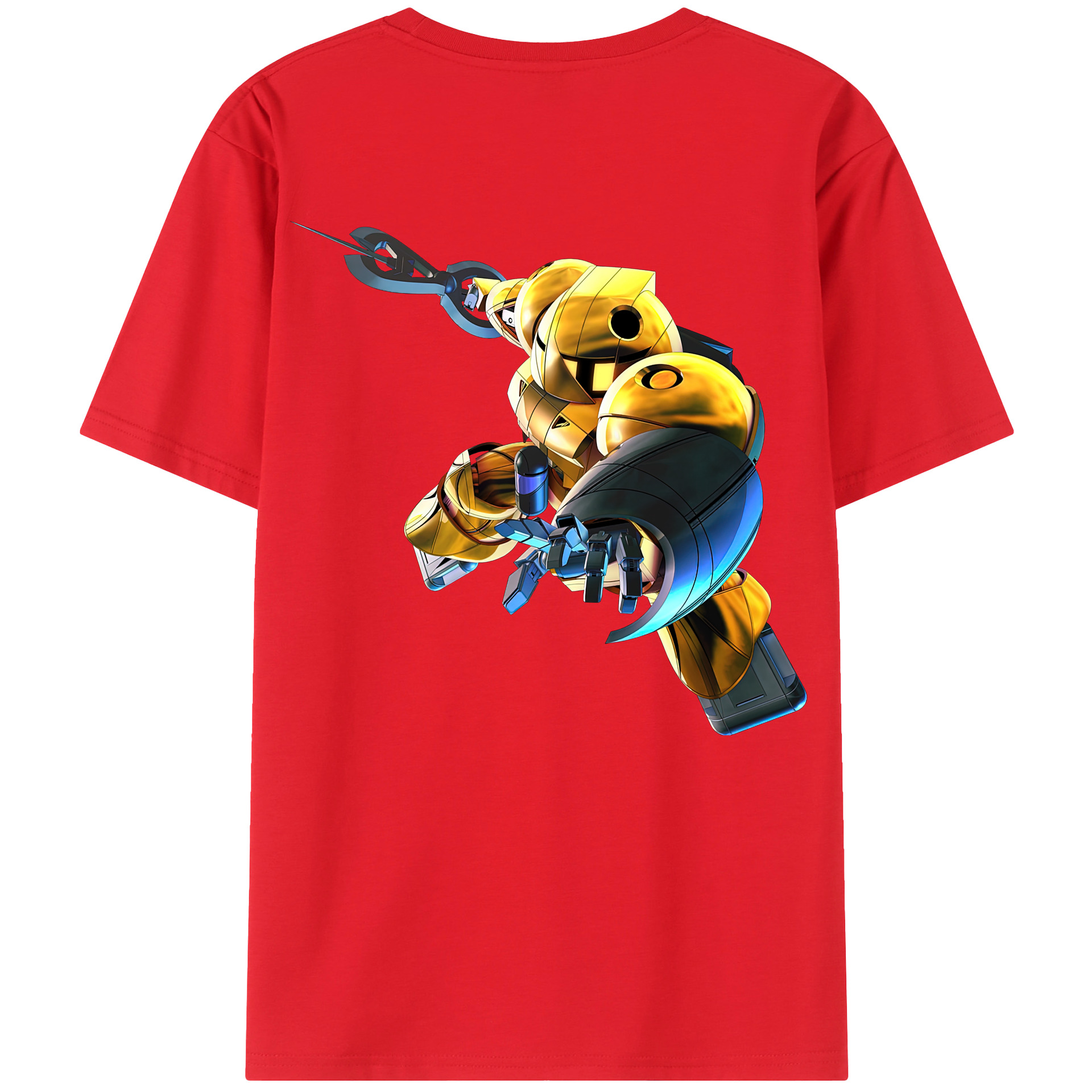 （画像用） 機動戦士ガンダム Mobile Suit Gundam レディース半袖Tシャツ(バックプリント)