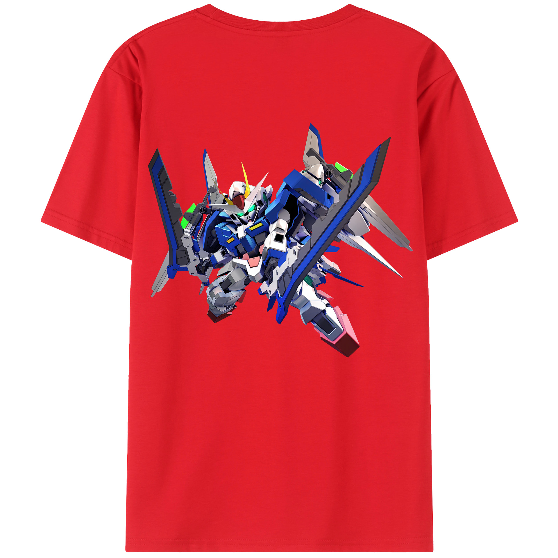 （画像用） 機動戦士ガンダム Mobile Suit Gundam レディース半袖Tシャツ(バックプリント)