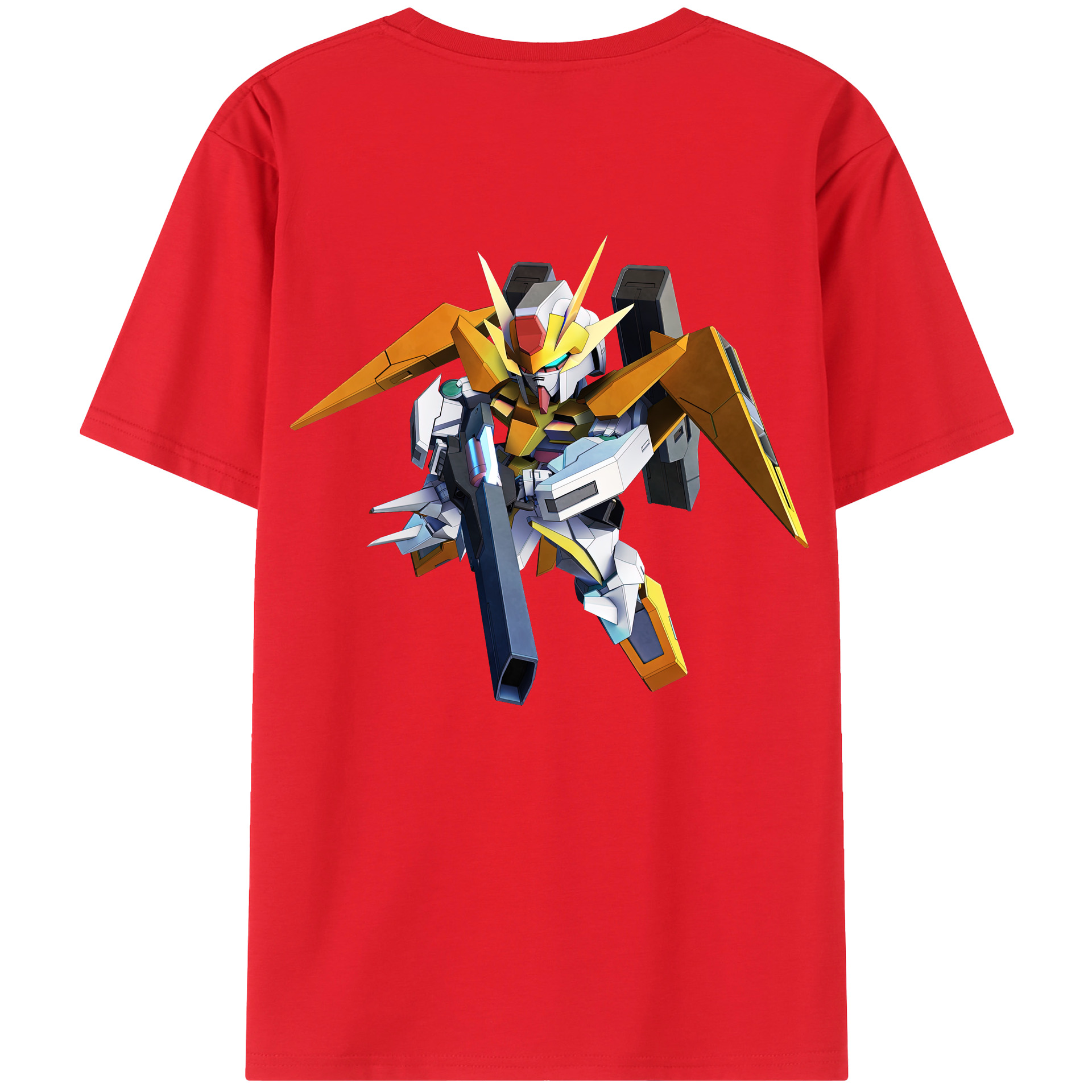 （画像用） 機動戦士ガンダム Mobile Suit Gundam レディース半袖Tシャツ(バックプリント)