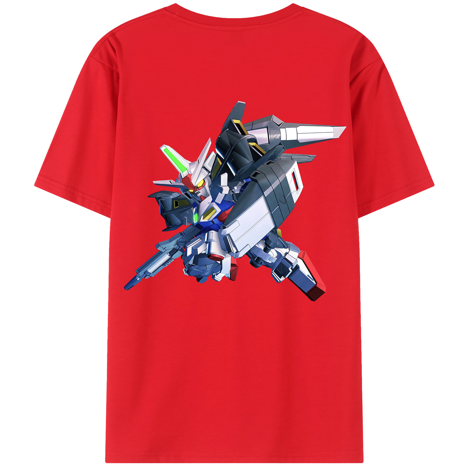 （画像用） 機動戦士ガンダム Mobile Suit Gundam レディース半袖Tシャツ(バックプリント)
