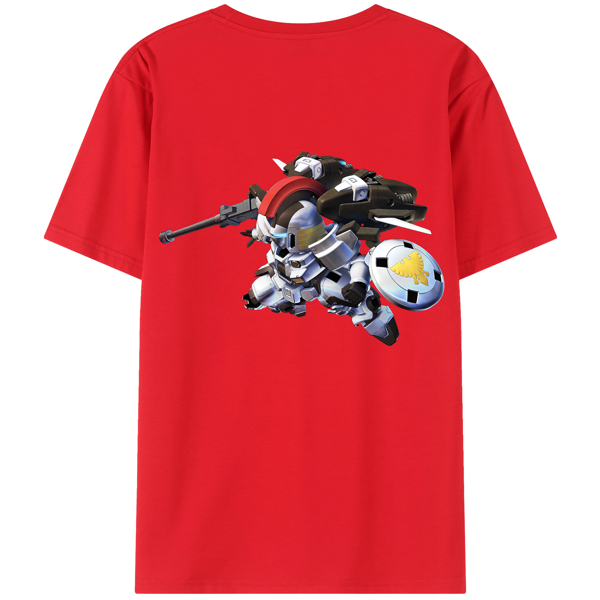 （画像用） 機動戦士ガンダム Mobile Suit Gundam レディース半袖Tシャツ(バックプリント)