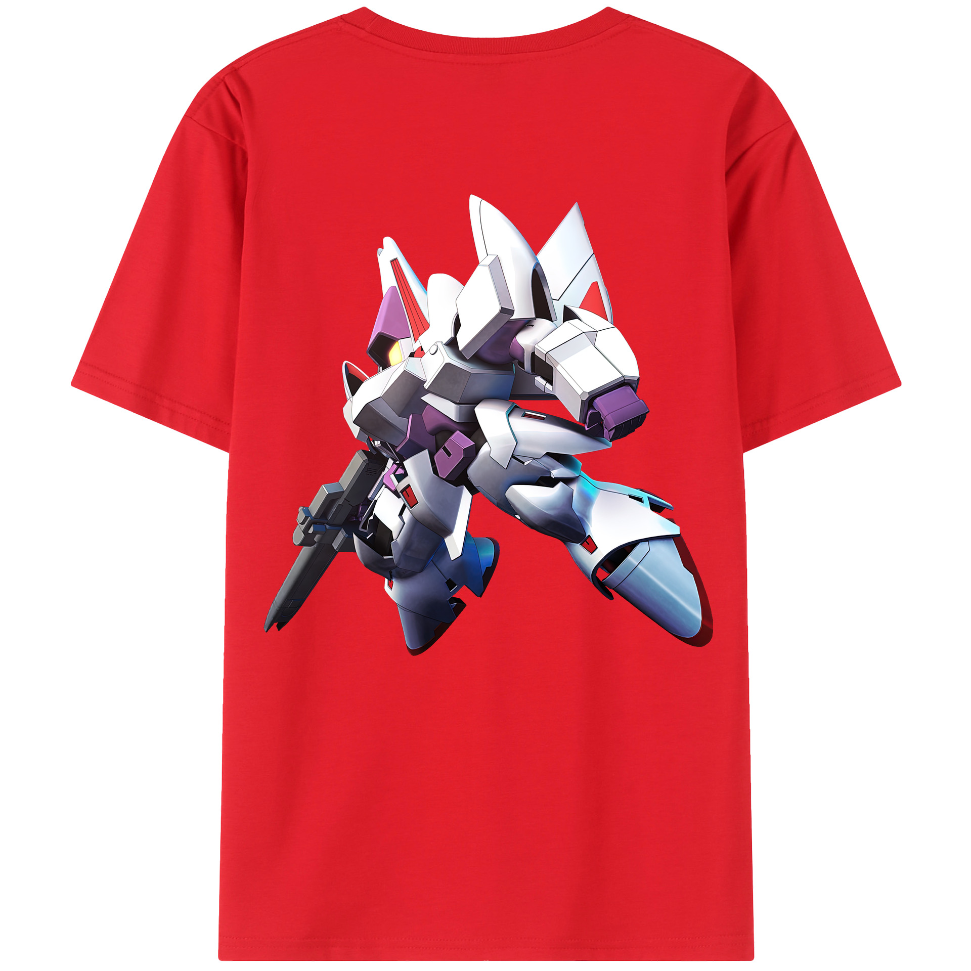 （画像用） 機動戦士ガンダム Mobile Suit Gundam レディース半袖Tシャツ(バックプリント)