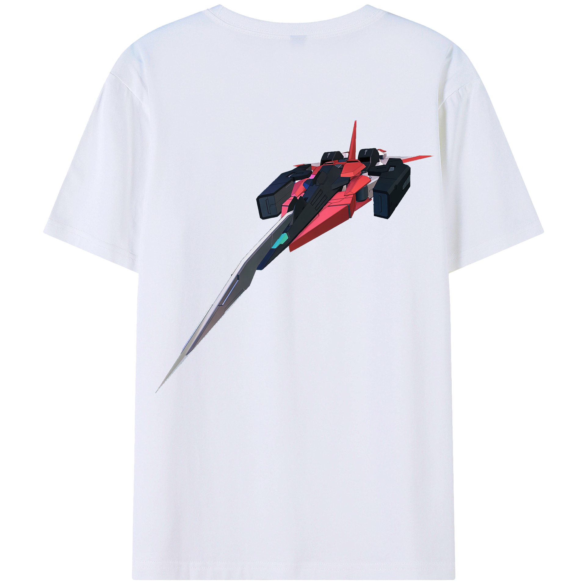 （画像用） 機動戦士ガンダム Mobile Suit Gundam レディース半袖Tシャツ(バックプリント)