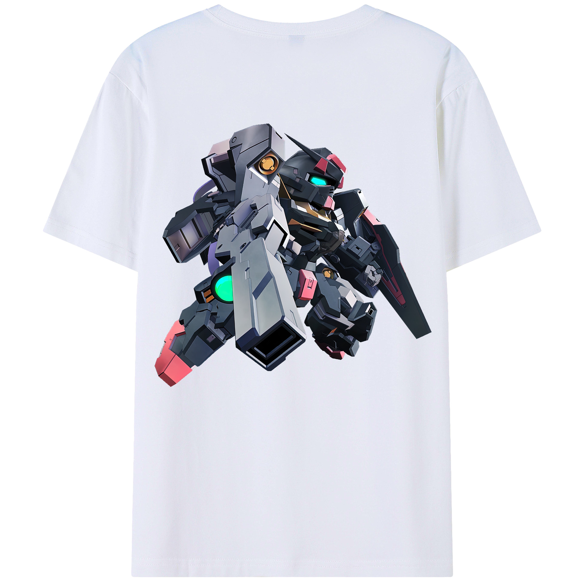 （画像用） 機動戦士ガンダム Mobile Suit Gundam レディース半袖Tシャツ(バックプリント)