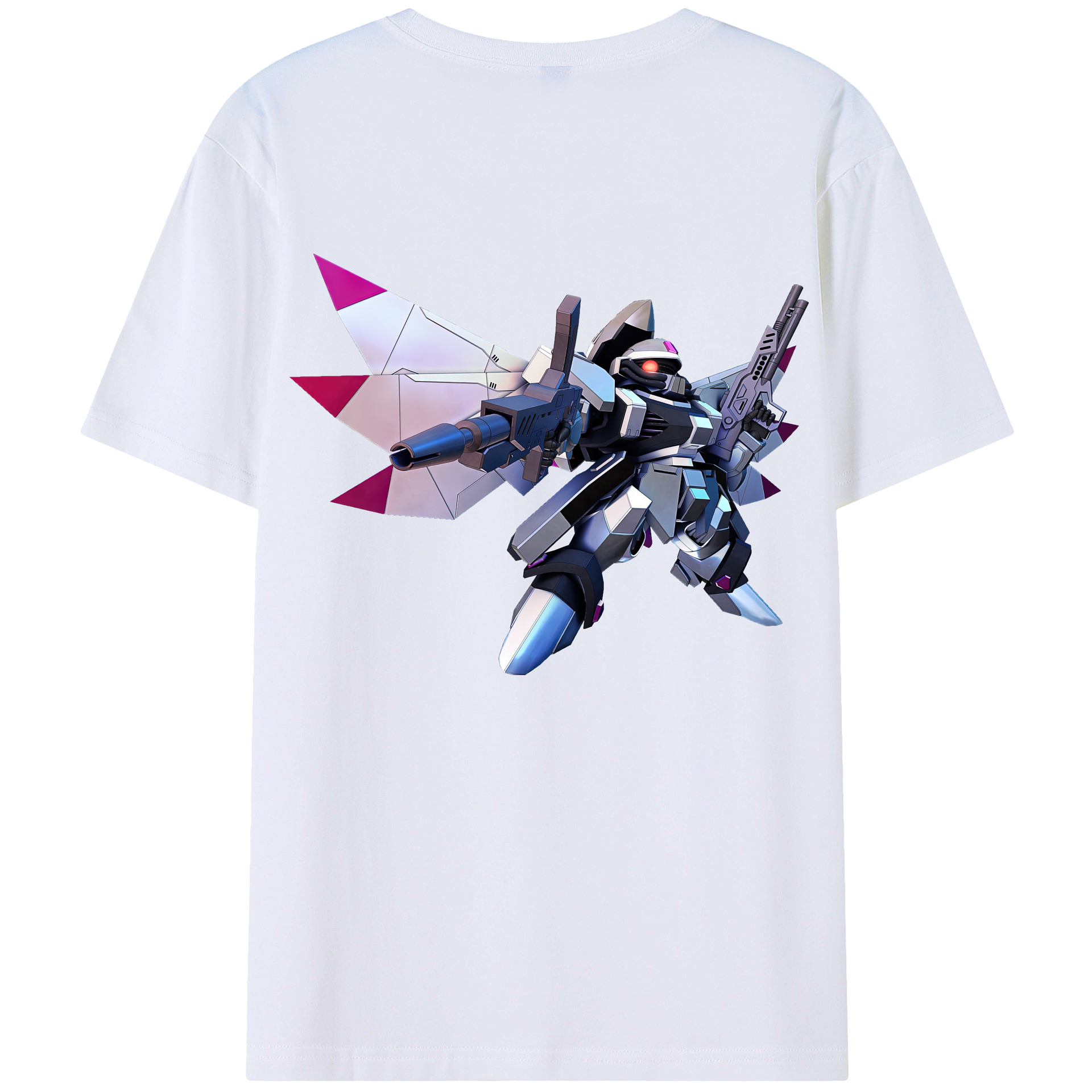 （画像用） 機動戦士ガンダム Mobile Suit Gundam レディース半袖Tシャツ(バックプリント)