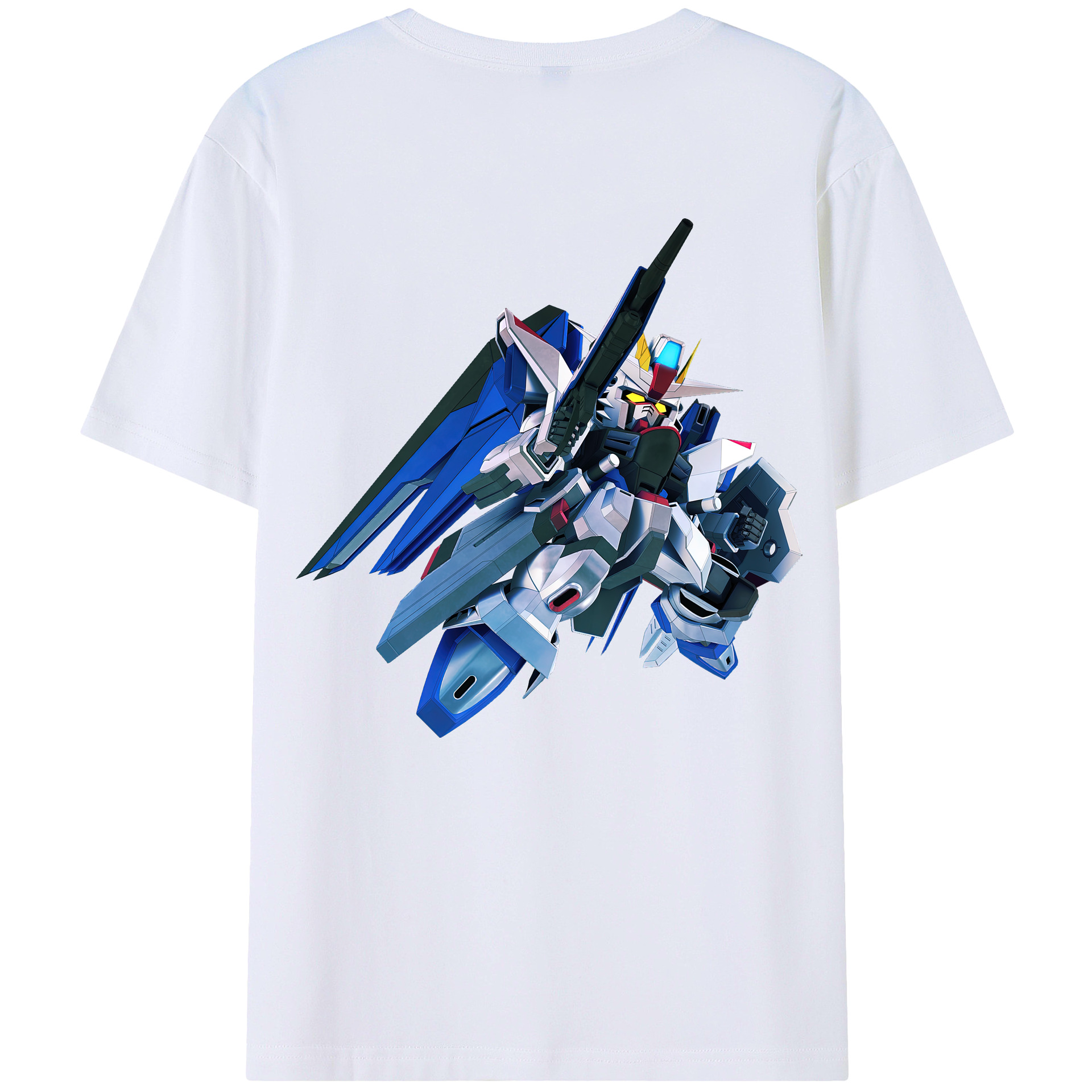 （画像用） 機動戦士ガンダム Mobile Suit Gundam レディース半袖Tシャツ(バックプリント)
