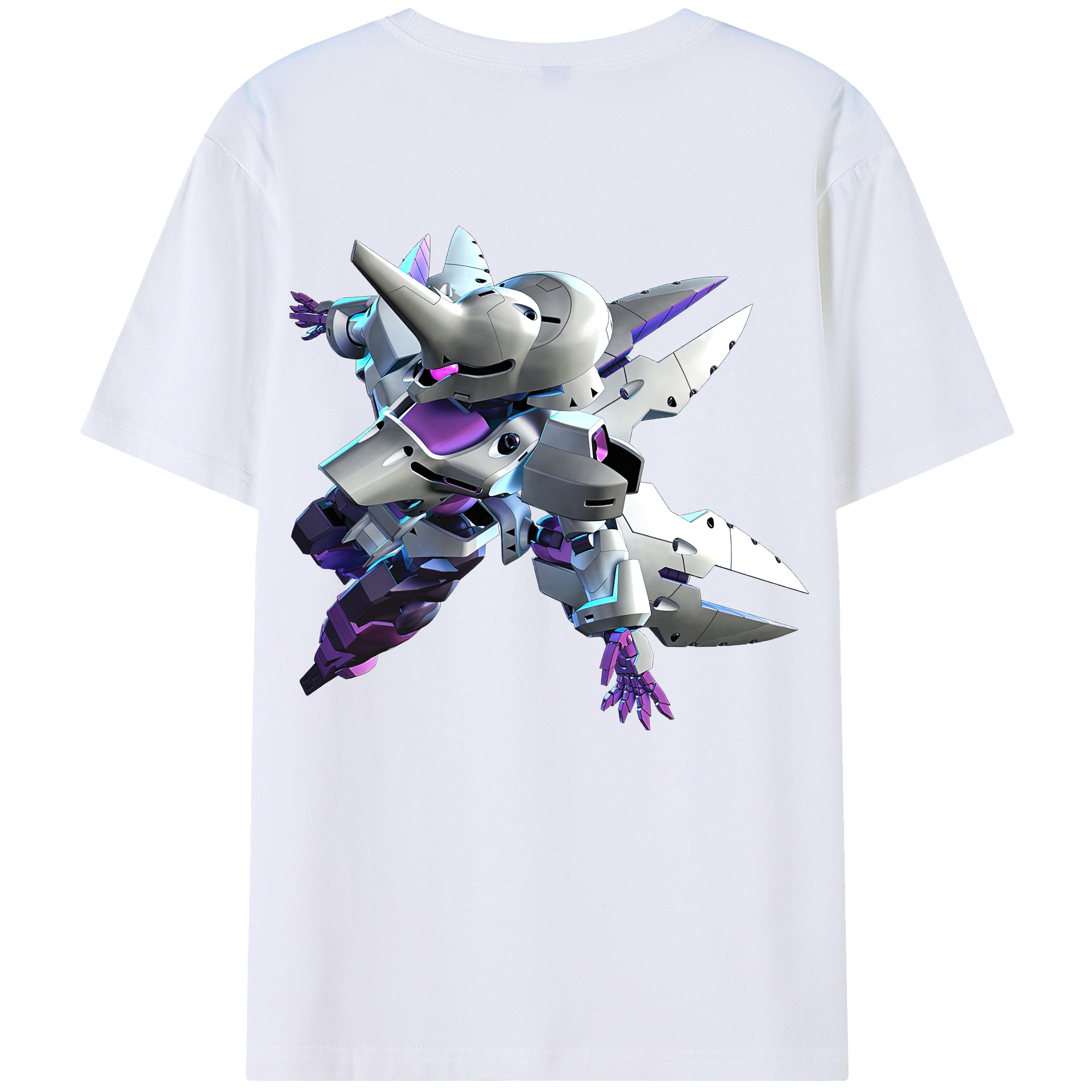 （画像用） 機動戦士ガンダム Mobile Suit Gundam レディース半袖Tシャツ(バックプリント)