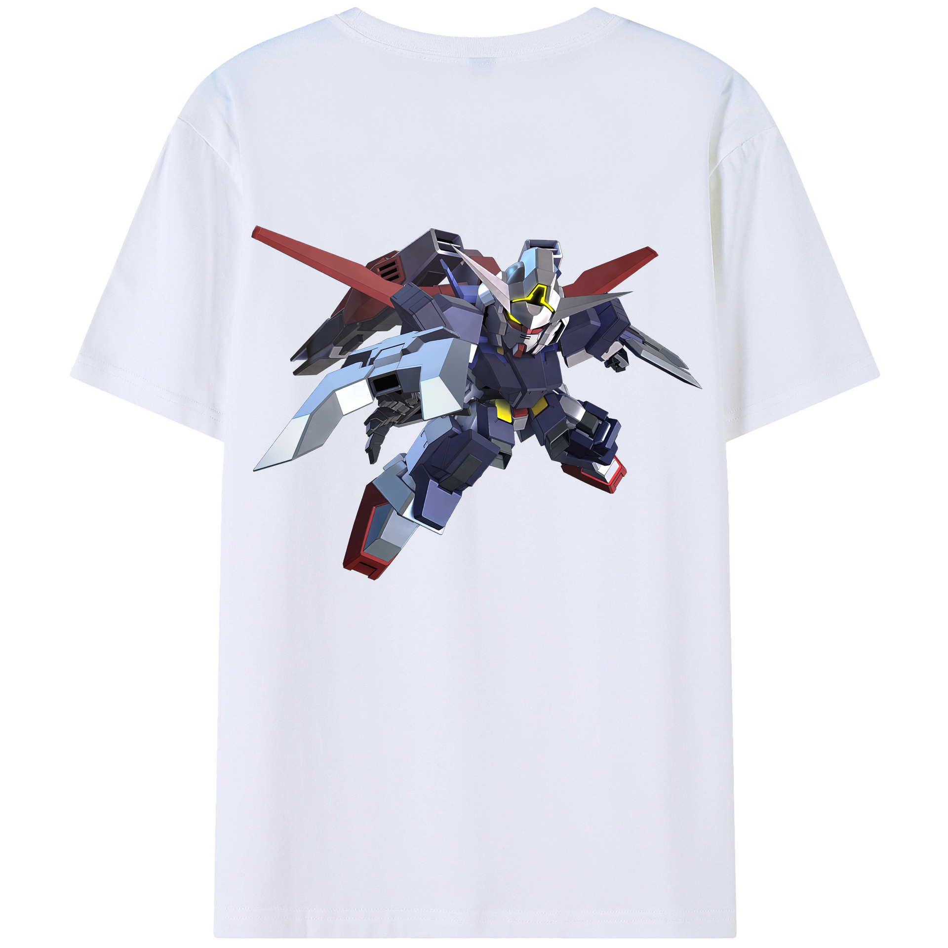 （画像用） 機動戦士ガンダム Mobile Suit Gundam レディース半袖Tシャツ(バックプリント)