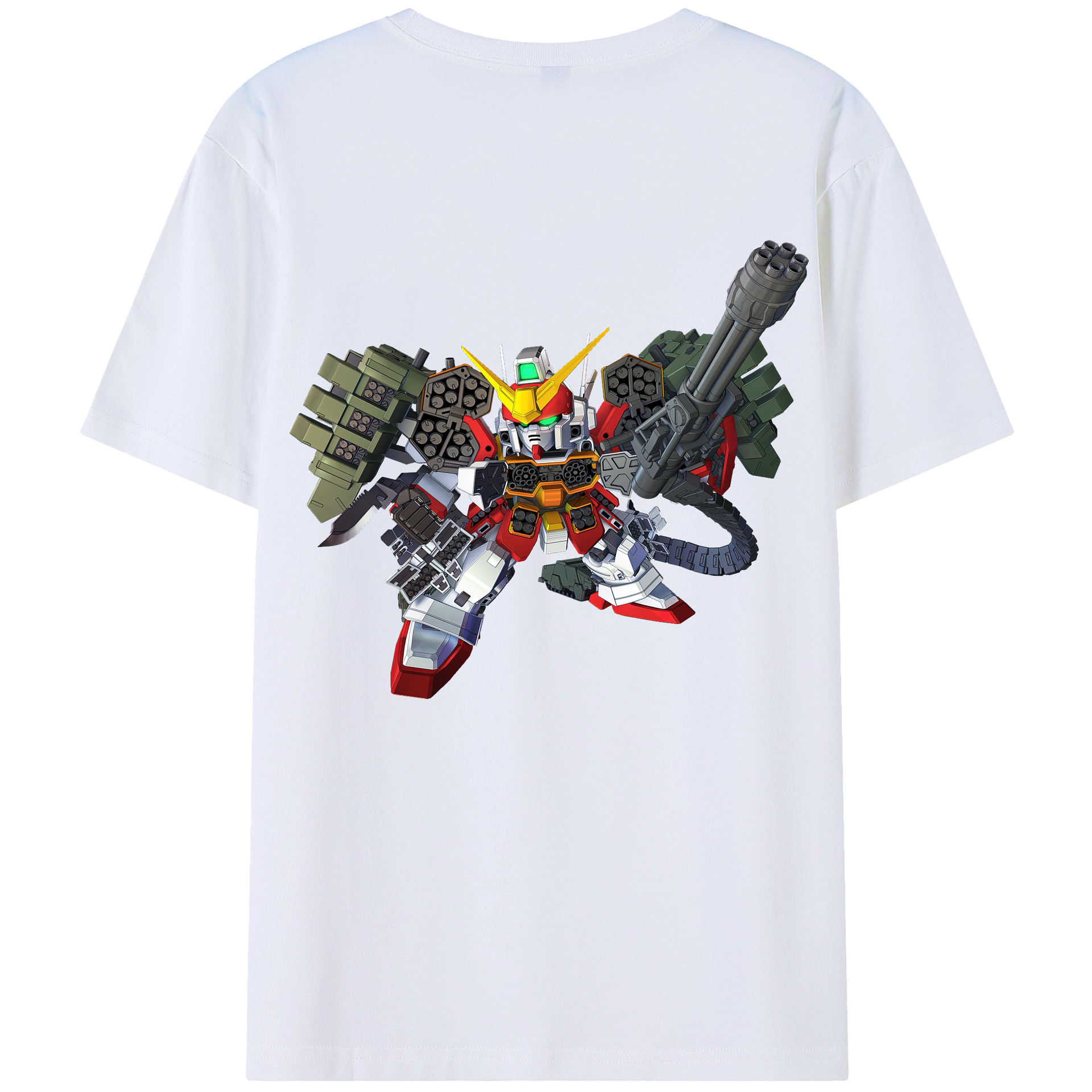 （画像用） 機動戦士ガンダム Mobile Suit Gundam レディース半袖Tシャツ(バックプリント)