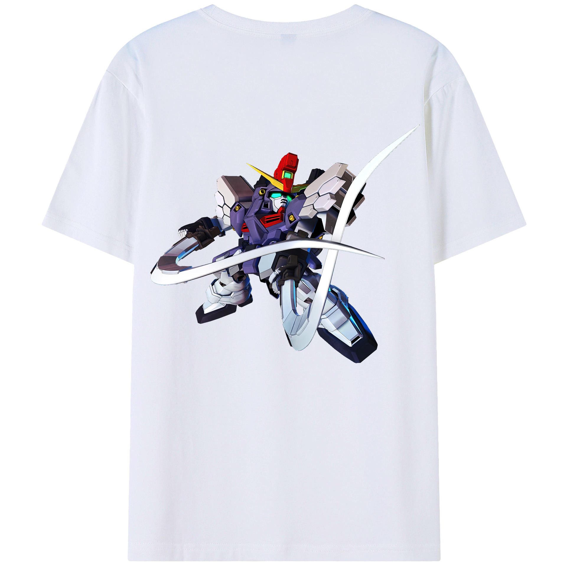 （画像用） 機動戦士ガンダム Mobile Suit Gundam レディース半袖Tシャツ(バックプリント)