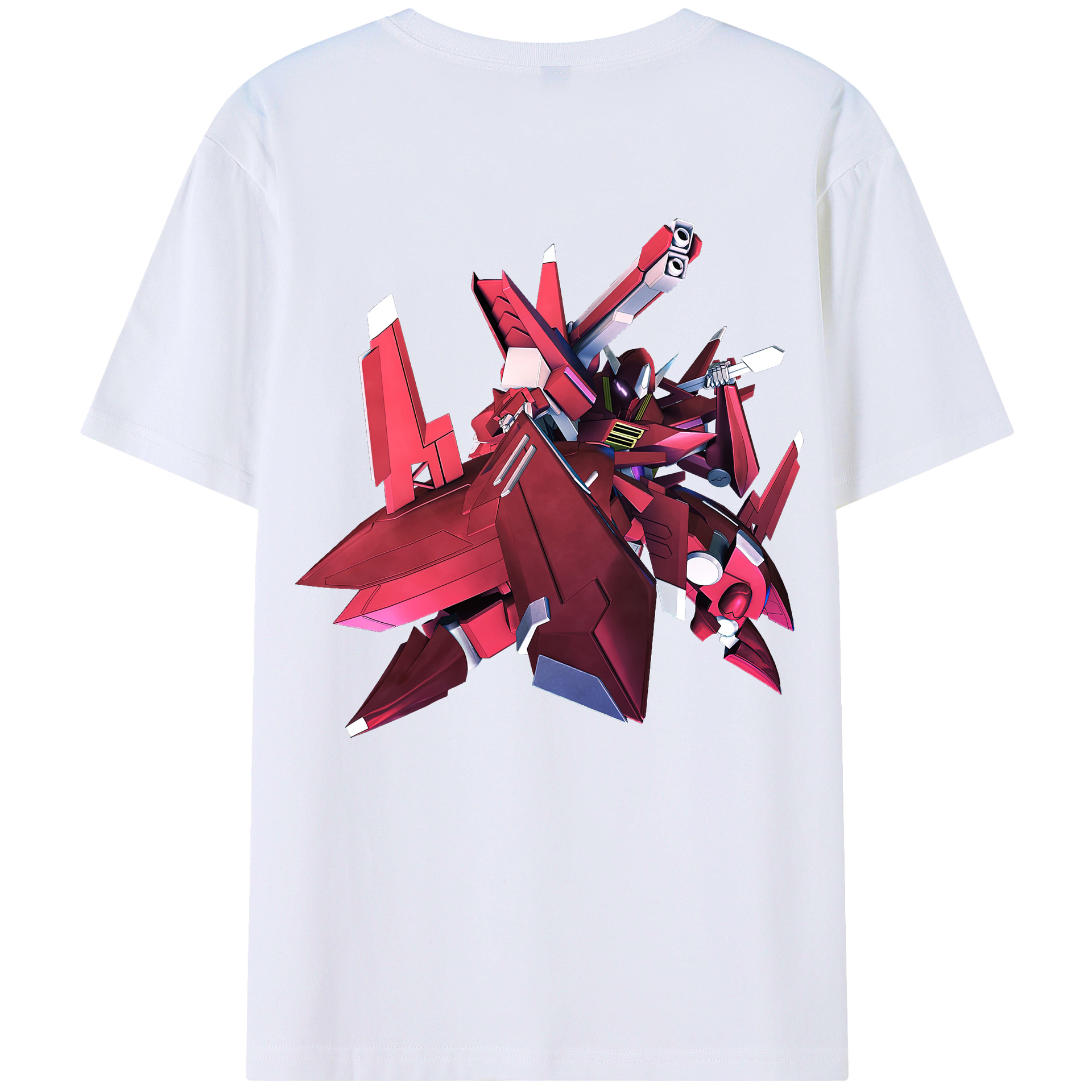 （画像用） 機動戦士ガンダム Mobile Suit Gundam レディース半袖Tシャツ(バックプリント)