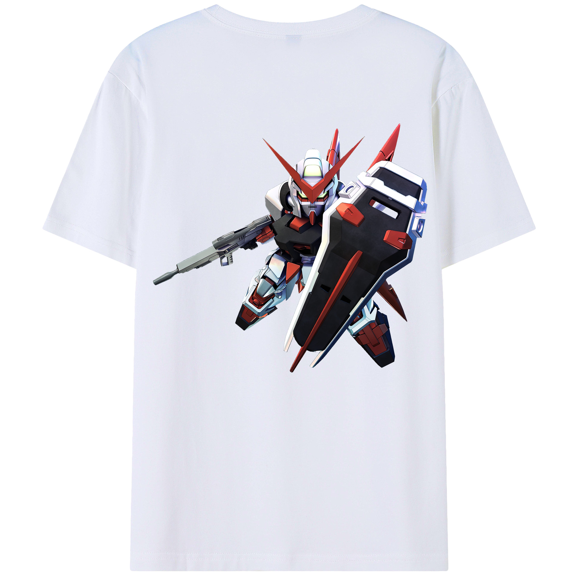 （画像用） 機動戦士ガンダム Mobile Suit Gundam レディース半袖Tシャツ(バックプリント)