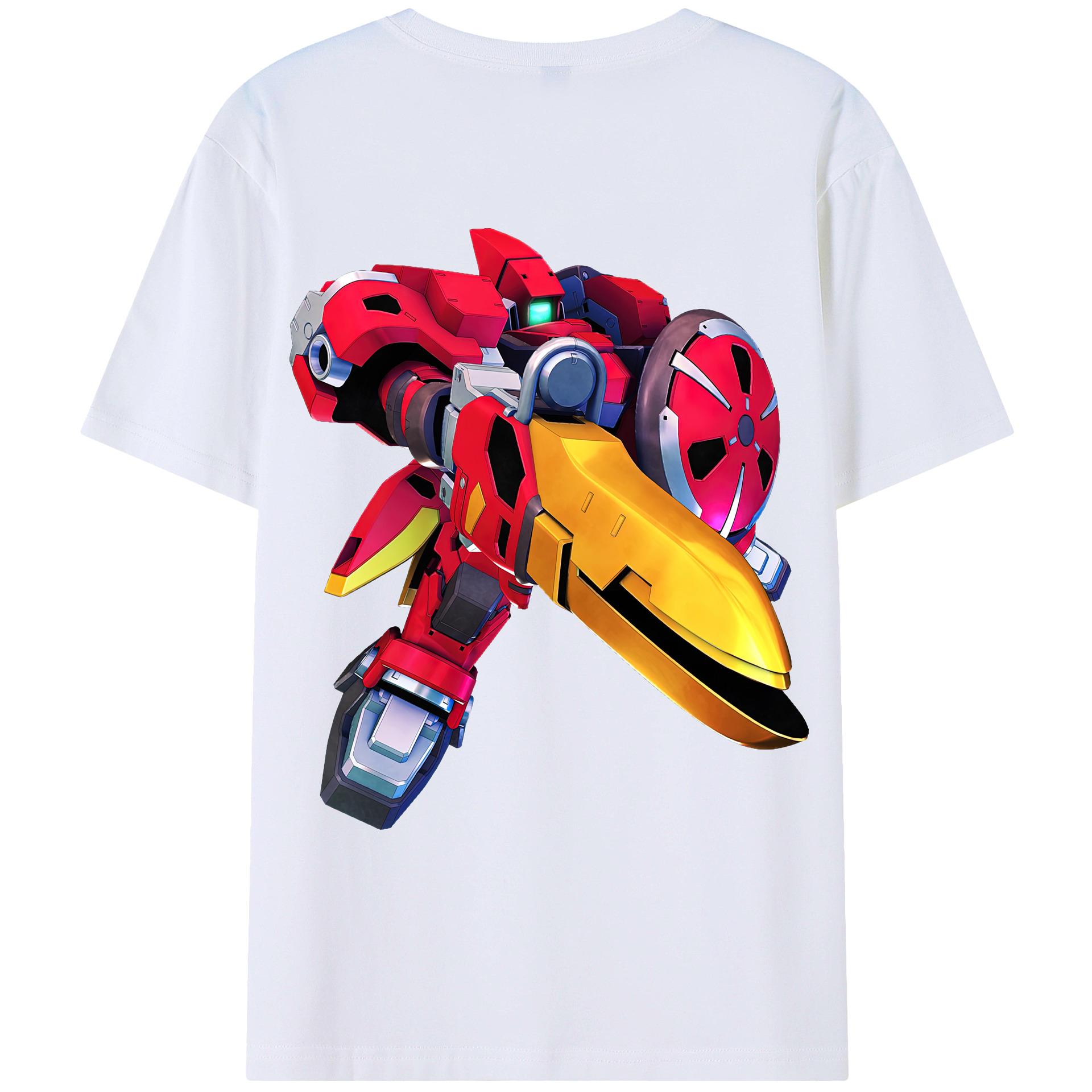 （画像用） 機動戦士ガンダム Mobile Suit Gundam レディース半袖Tシャツ(バックプリント)