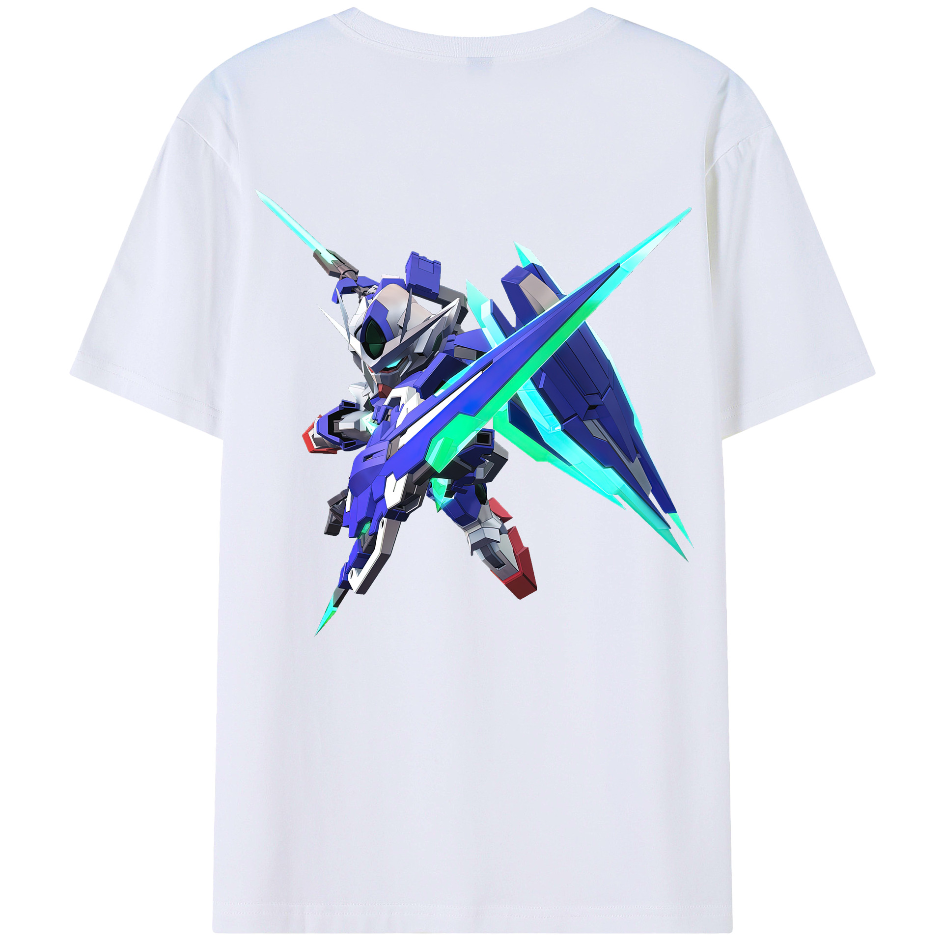 （画像用） 機動戦士ガンダム Mobile Suit Gundam レディース半袖Tシャツ(バックプリント)