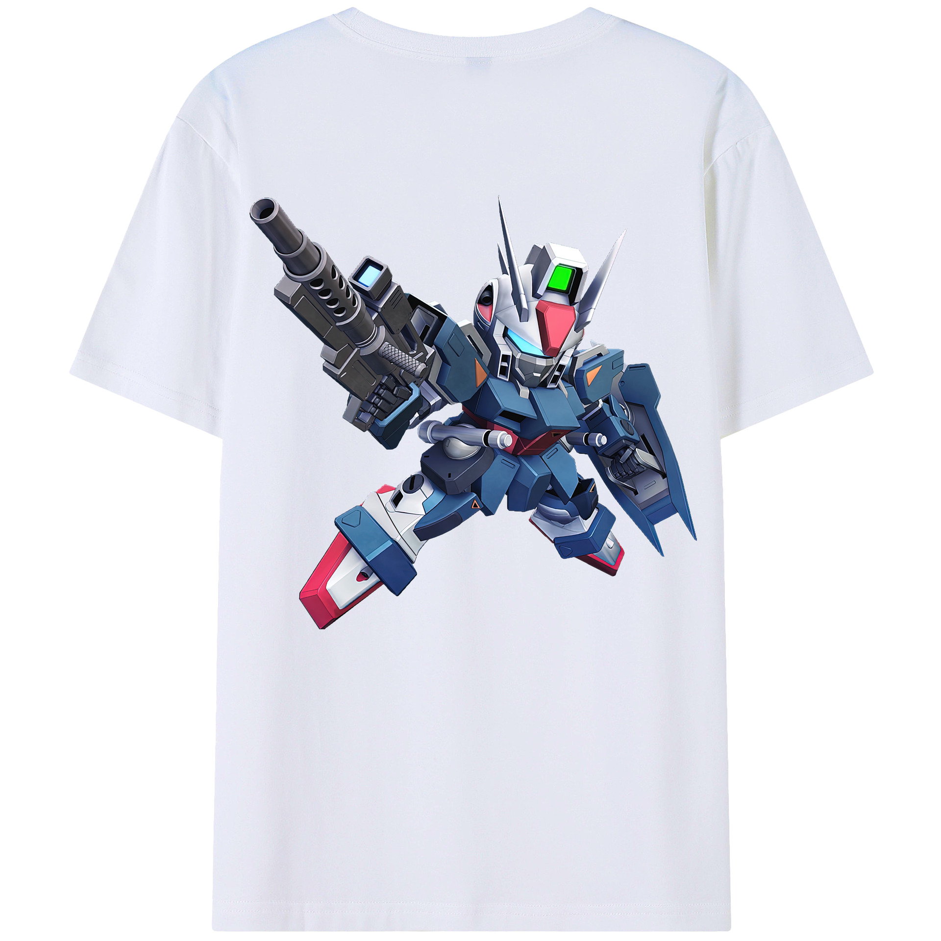 （画像用） 機動戦士ガンダム Mobile Suit Gundam レディース半袖Tシャツ(バックプリント)
