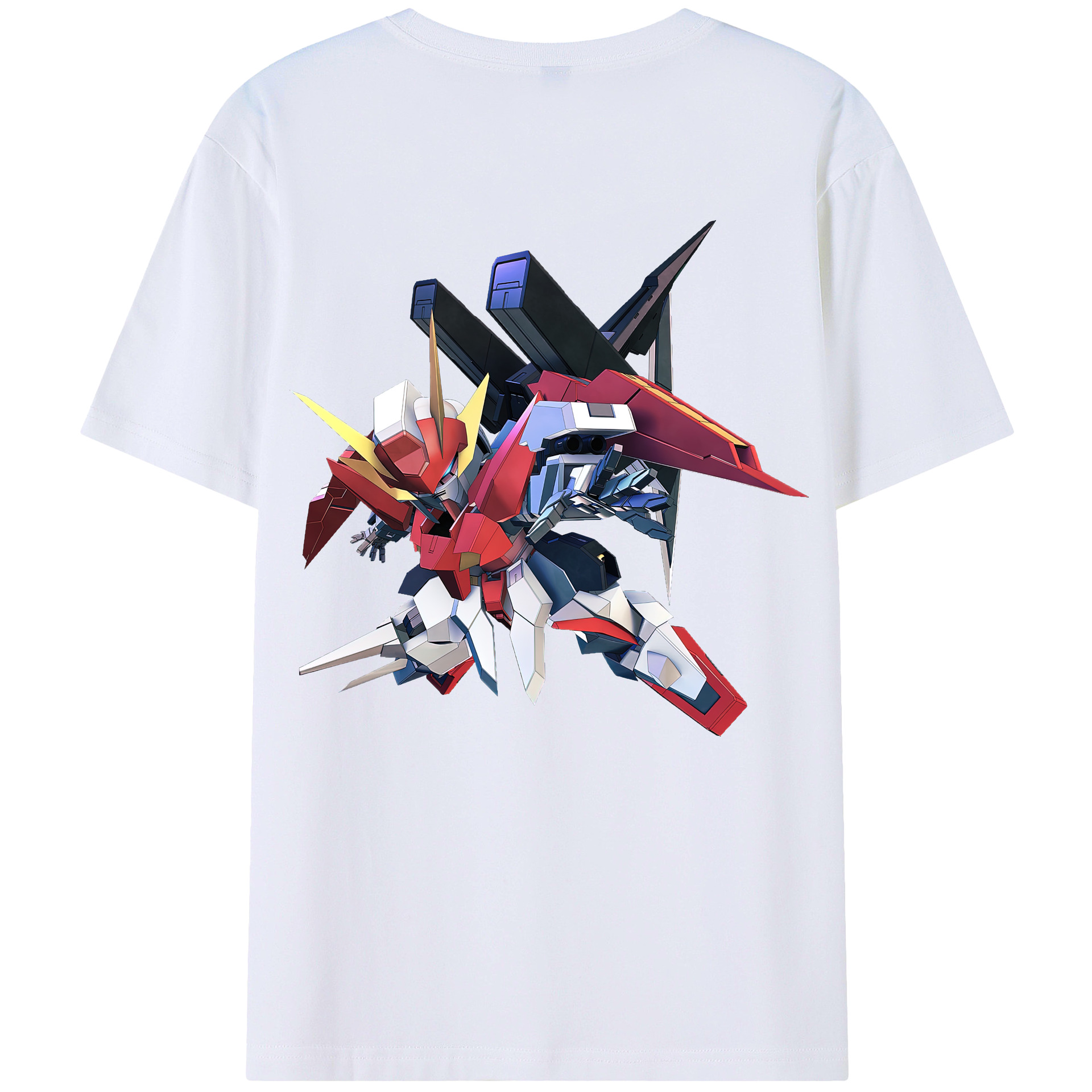 （画像用） 機動戦士ガンダム Mobile Suit Gundam レディース半袖Tシャツ(バックプリント)