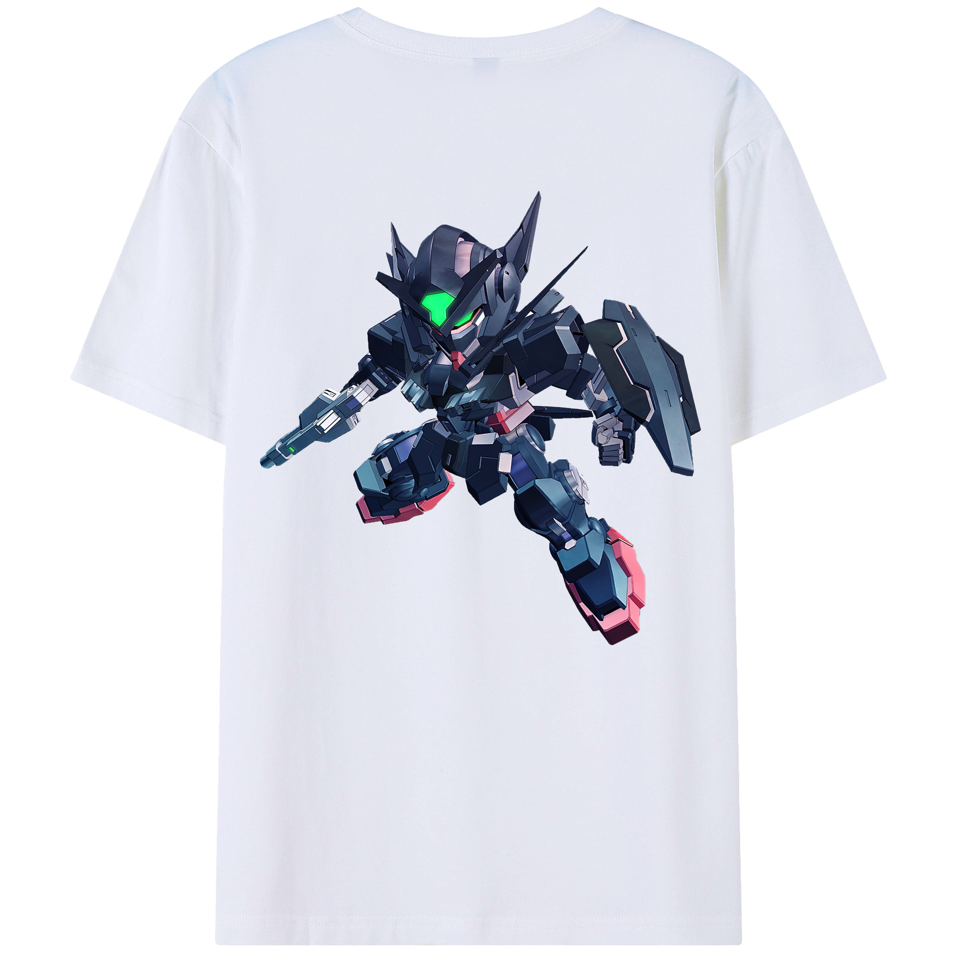（画像用） 機動戦士ガンダム Mobile Suit Gundam レディース半袖Tシャツ(バックプリント)