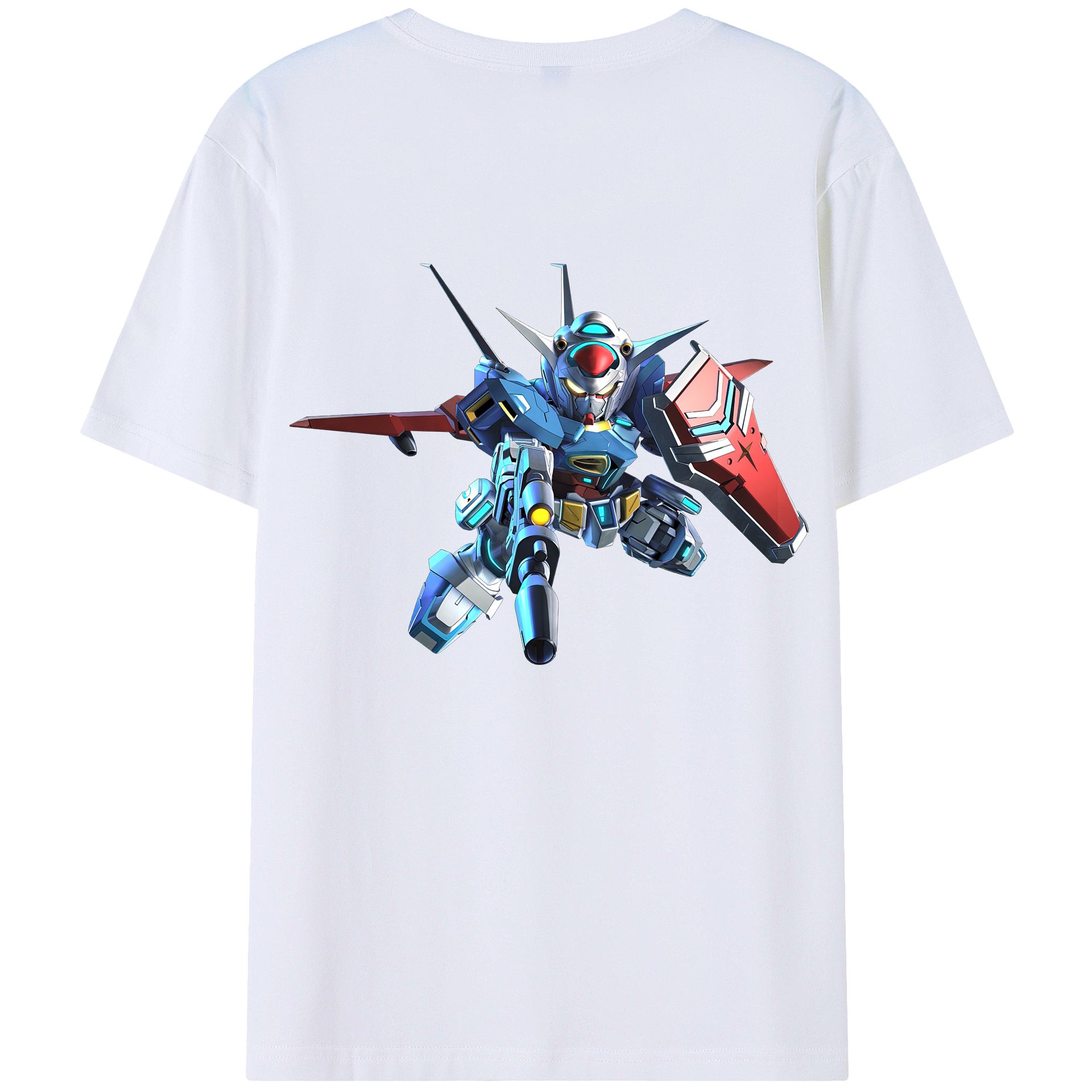 （画像用） 機動戦士ガンダム Mobile Suit Gundam レディース半袖Tシャツ(バックプリント)
