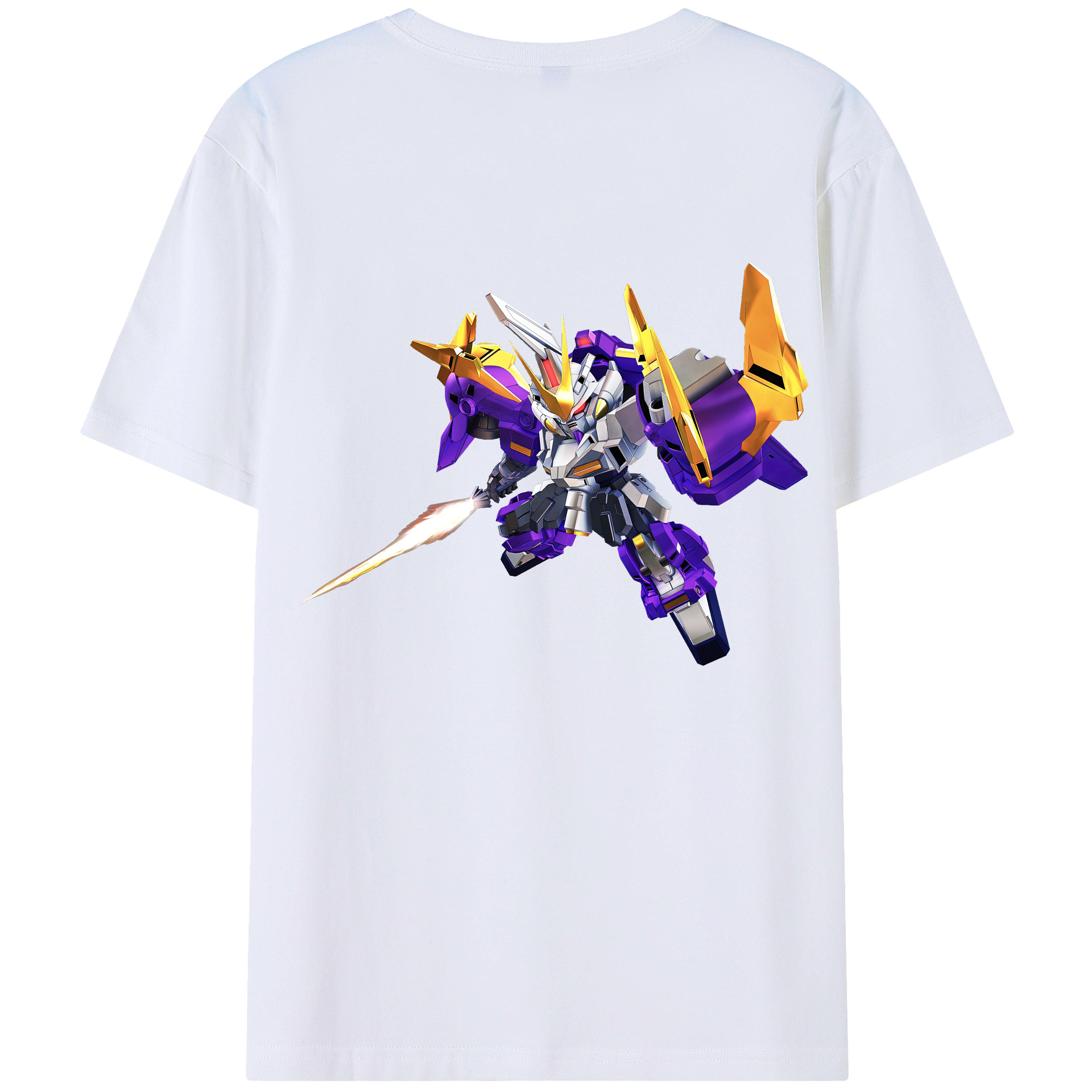 （画像用） 機動戦士ガンダム Mobile Suit Gundam レディース半袖Tシャツ(バックプリント)