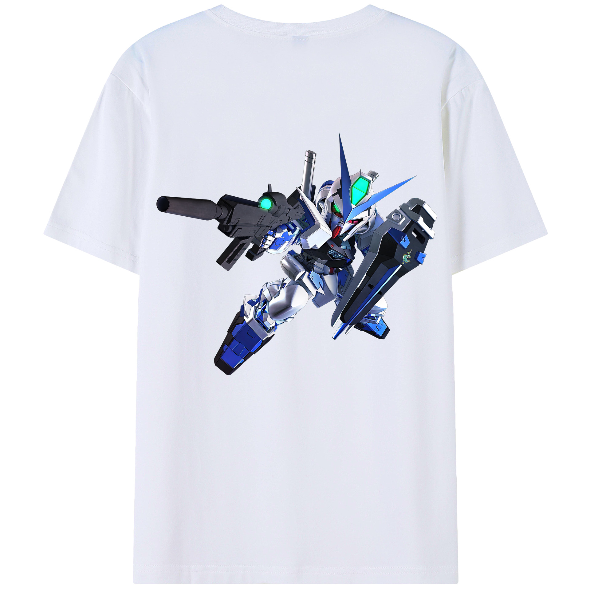 （画像用） 機動戦士ガンダム Mobile Suit Gundam レディース半袖Tシャツ(バックプリント)