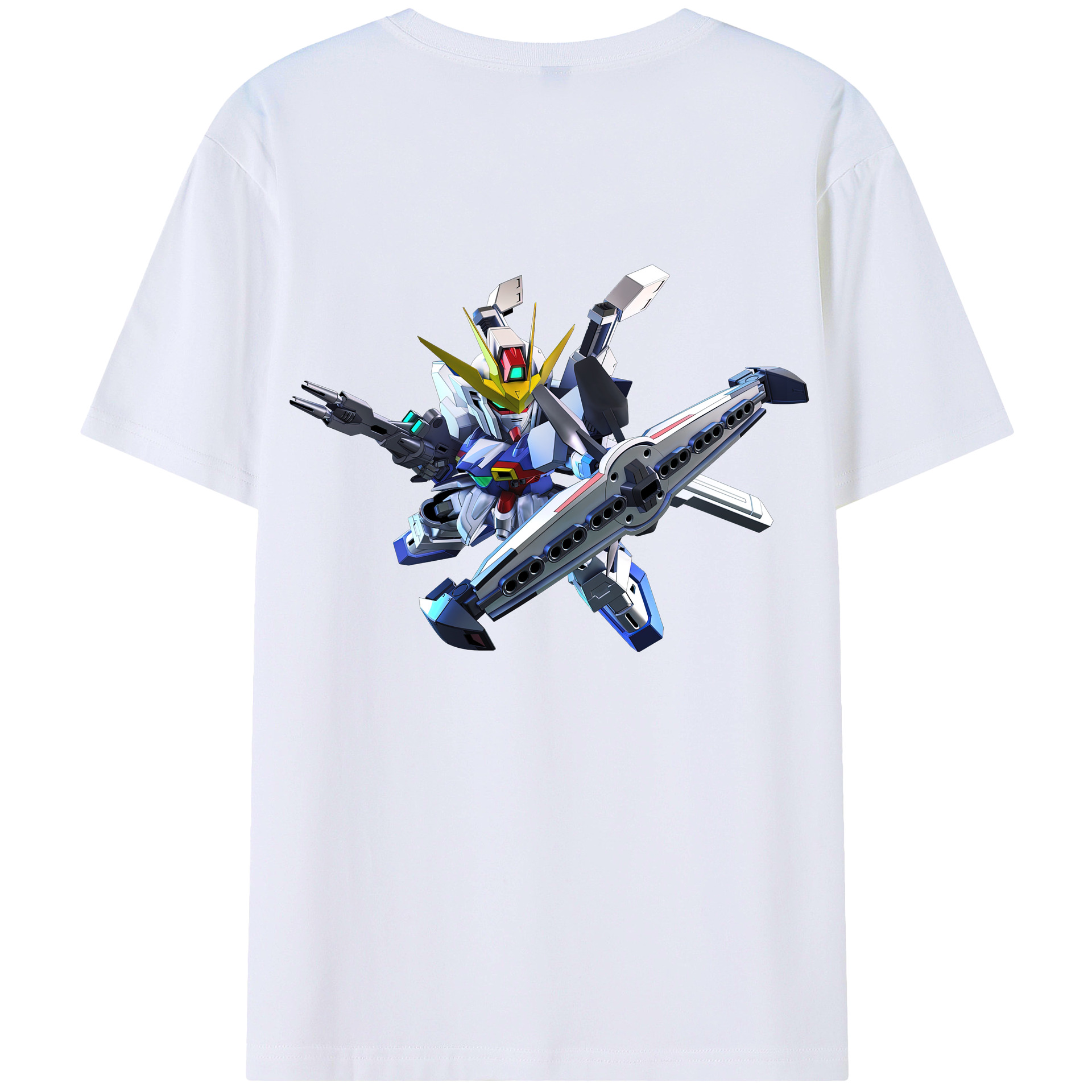 （画像用） 機動戦士ガンダム Mobile Suit Gundam レディース半袖Tシャツ(バックプリント)