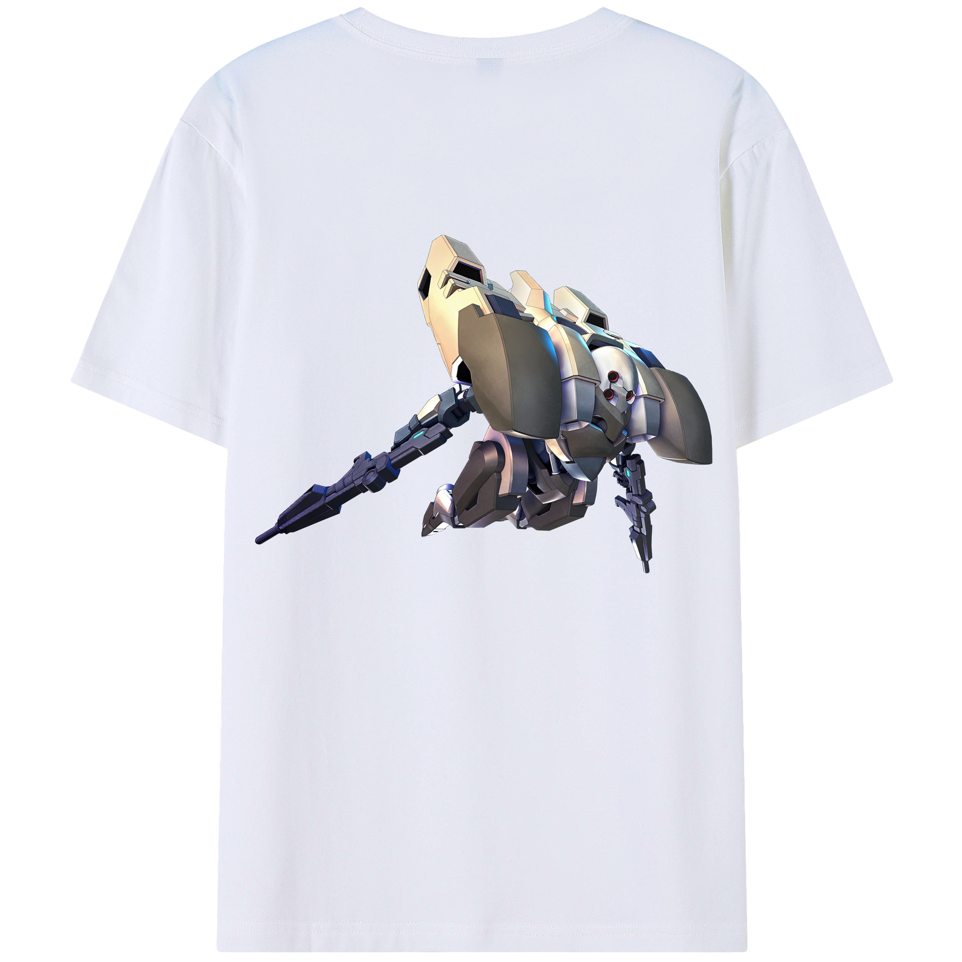 （画像用） 機動戦士ガンダム Mobile Suit Gundam レディース半袖Tシャツ(バックプリント)