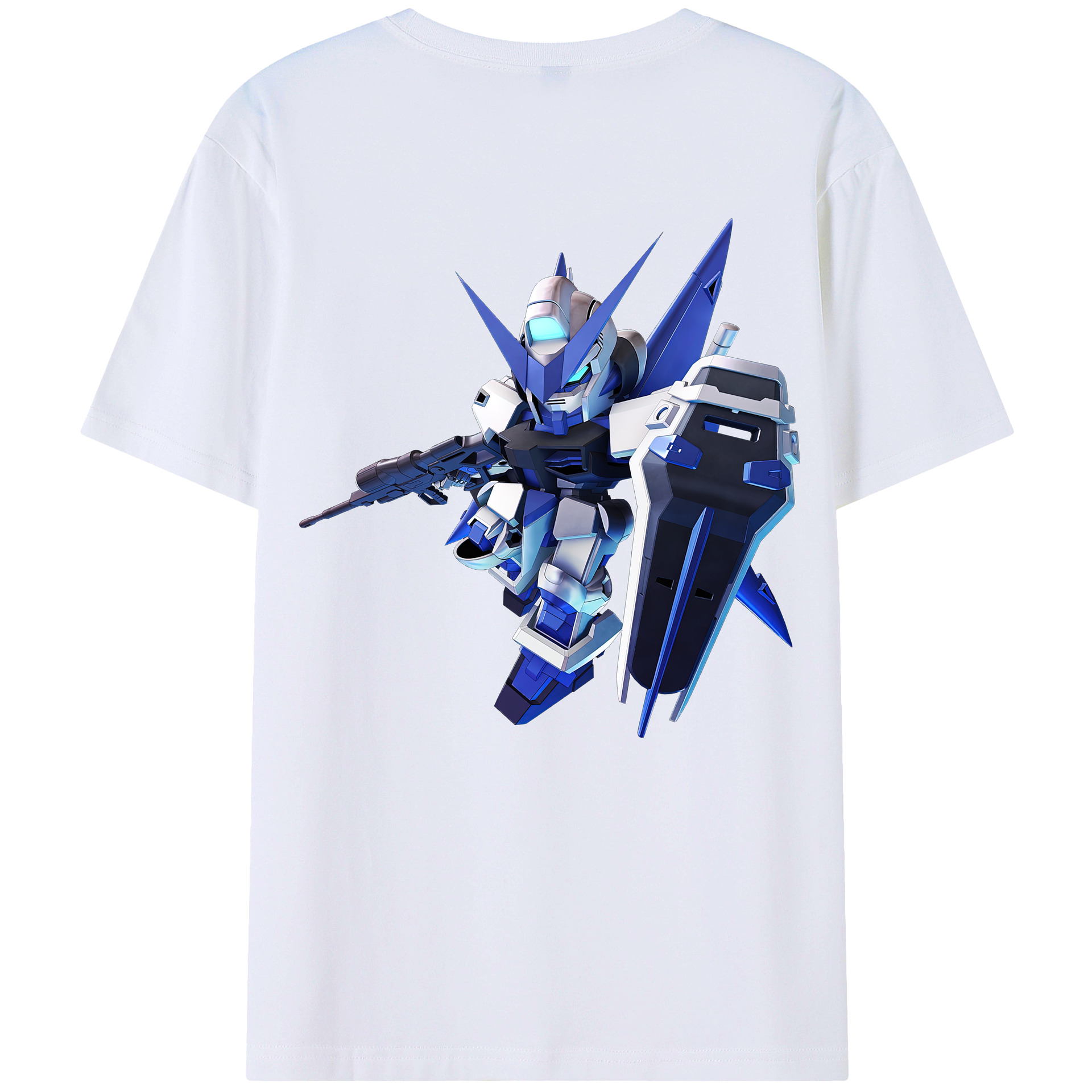 （画像用） 機動戦士ガンダム Mobile Suit Gundam レディース半袖Tシャツ(バックプリント)