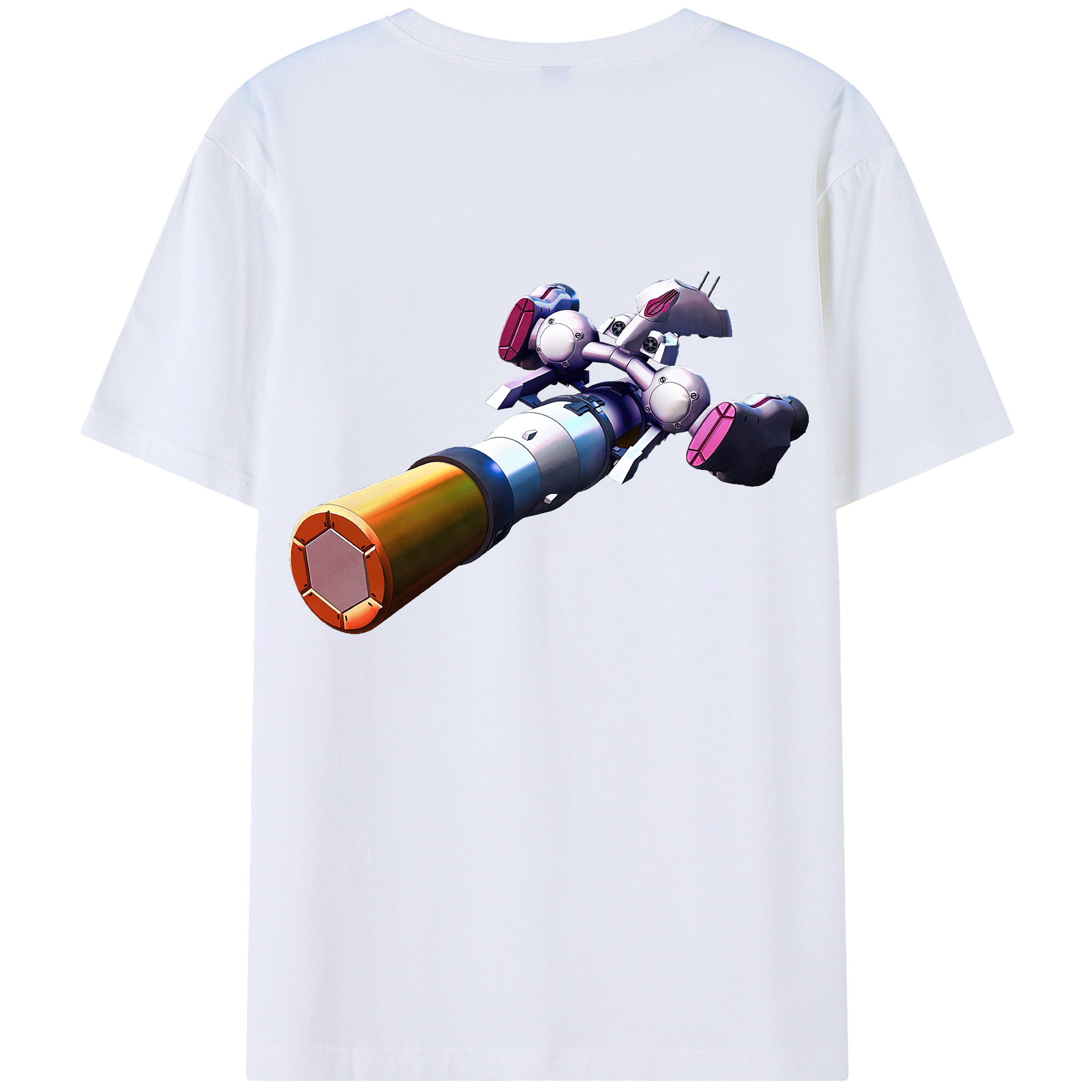（画像用） 機動戦士ガンダム Mobile Suit Gundam レディース半袖Tシャツ(バックプリント)