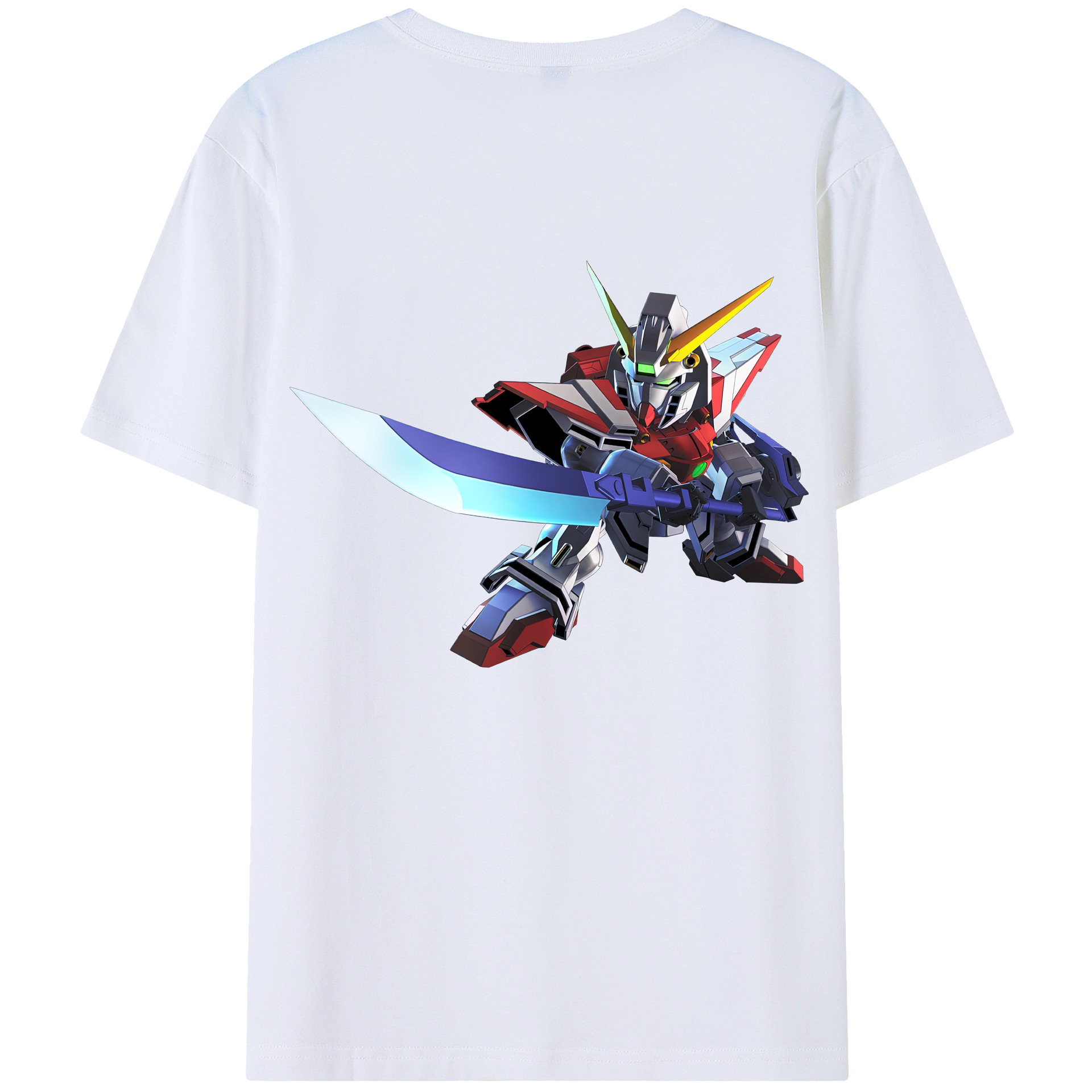 （画像用） 機動戦士ガンダム Mobile Suit Gundam レディース半袖Tシャツ(バックプリント)
